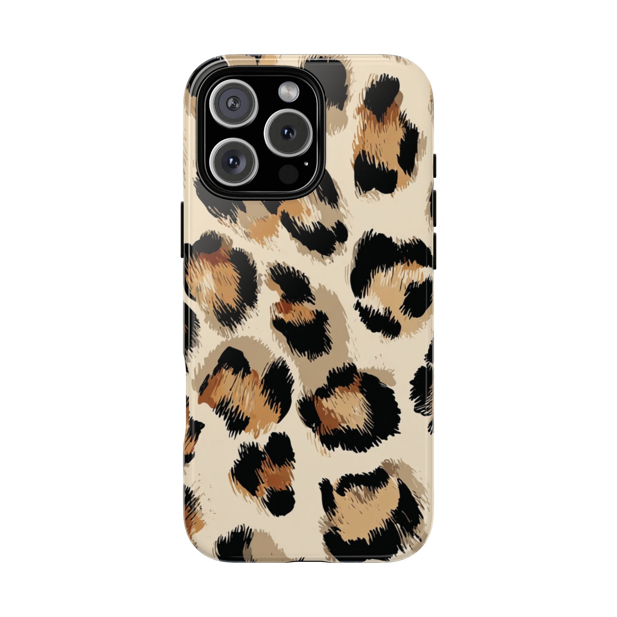 Stylish Leopard Print Phone Case, Animal Print, Tough Case, Gift for Her
