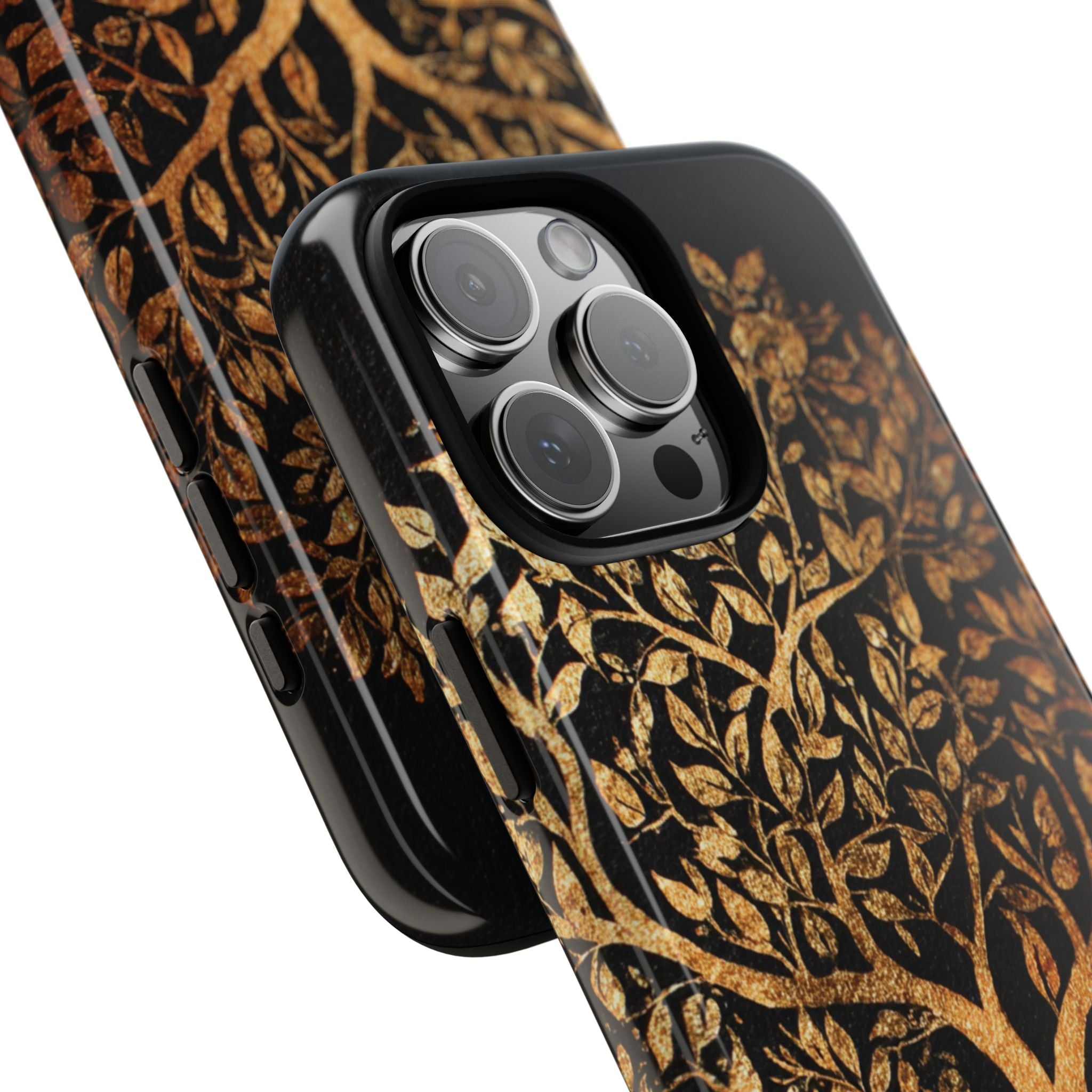 Golden Tree Phone Case, Tough Cases, Nature Lover Gift
