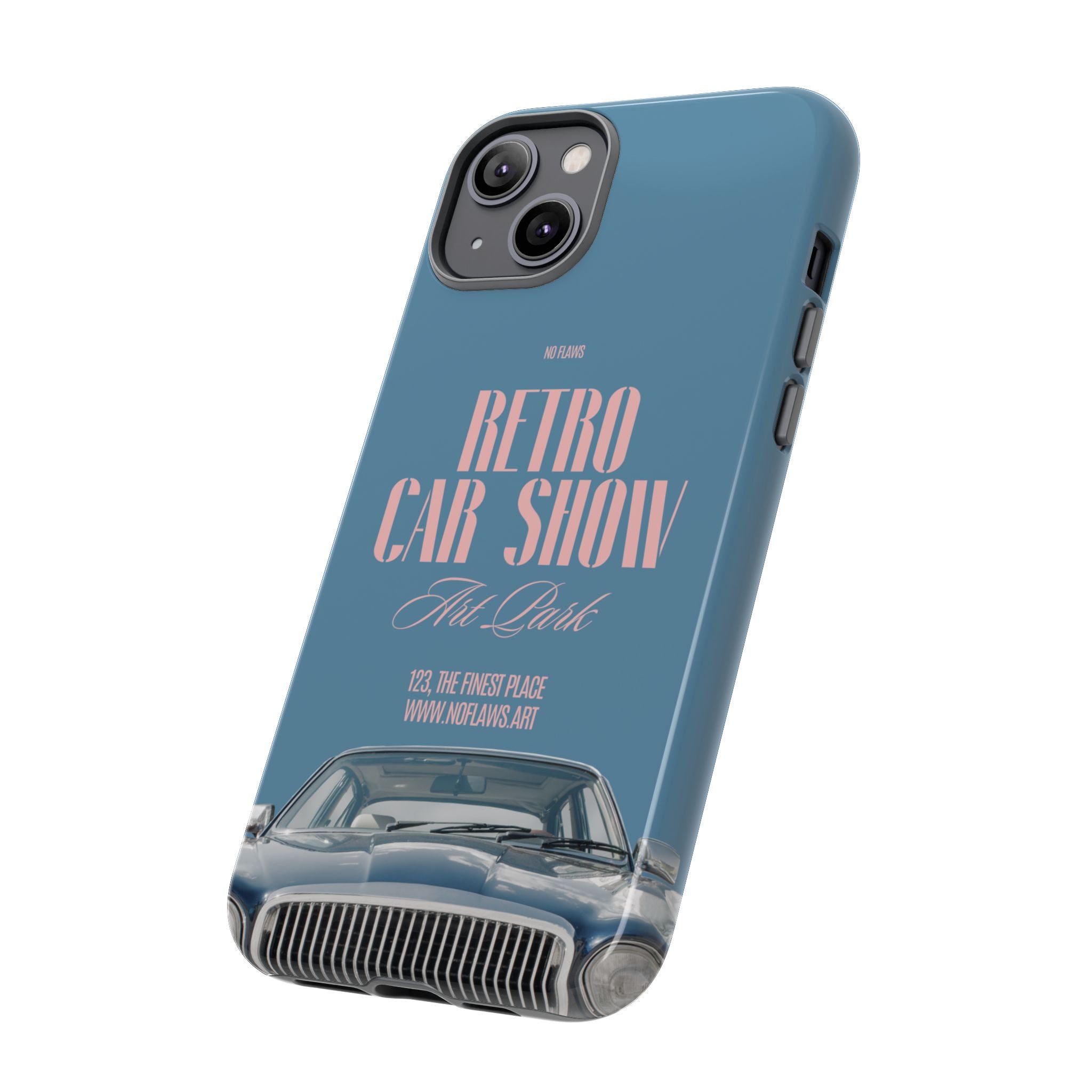 Retro Car Show Phone Case — Vintage Classic Auto Design