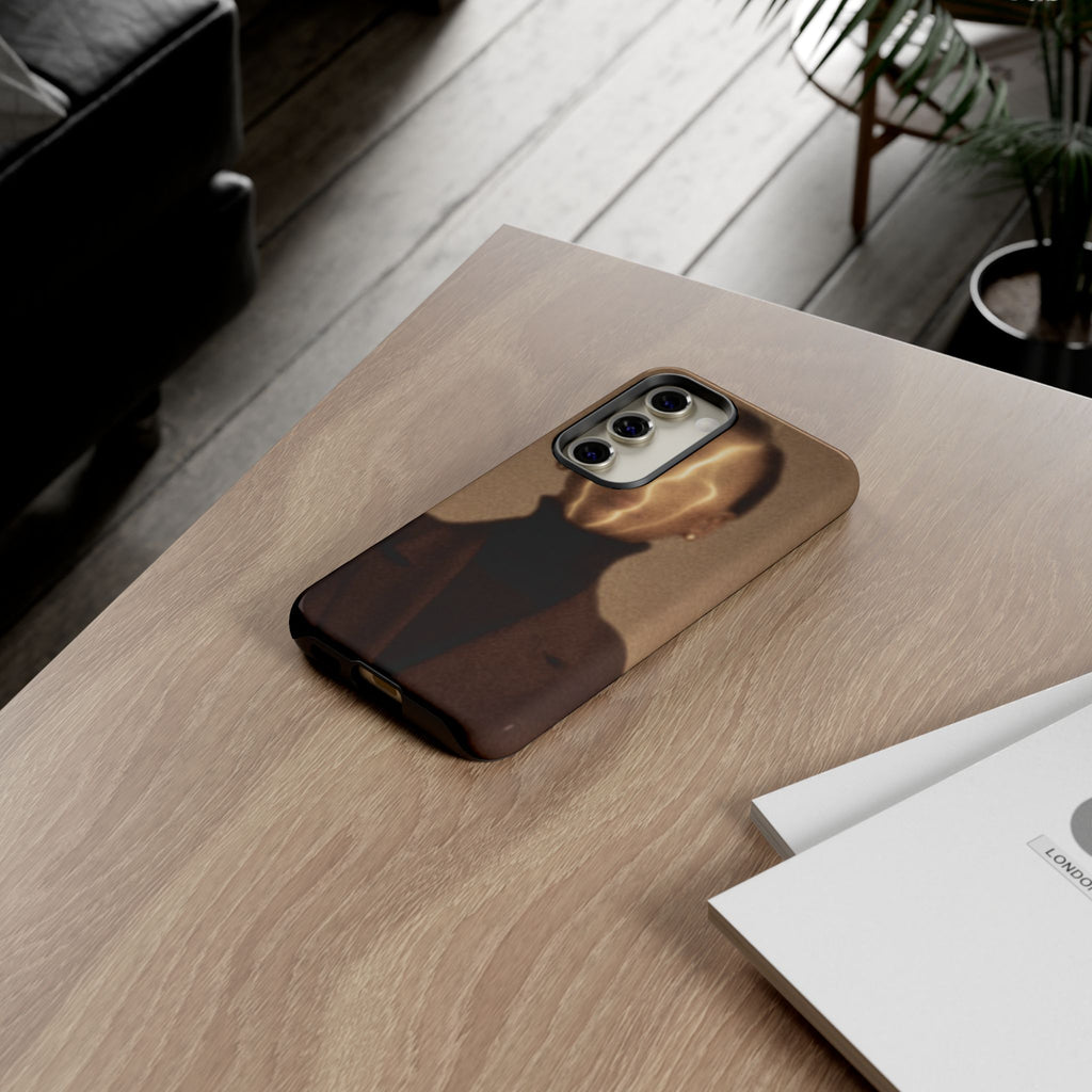 Stylish Phone Case with Artistic Design, Fashion Tech Accessory, Tough Cases