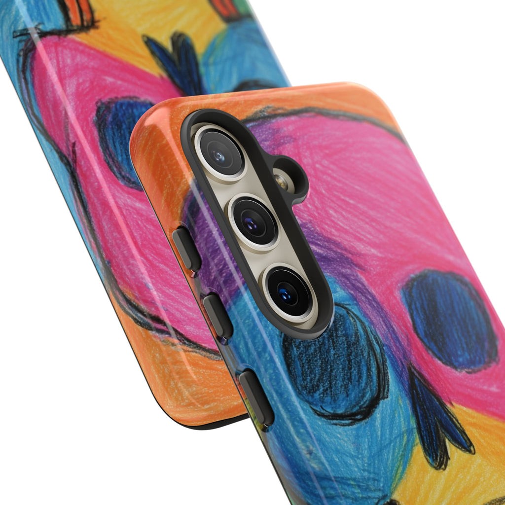 Vibrant Skull Phone Case | Tough Cases, Colorful Design, Unique Art Phone Cover