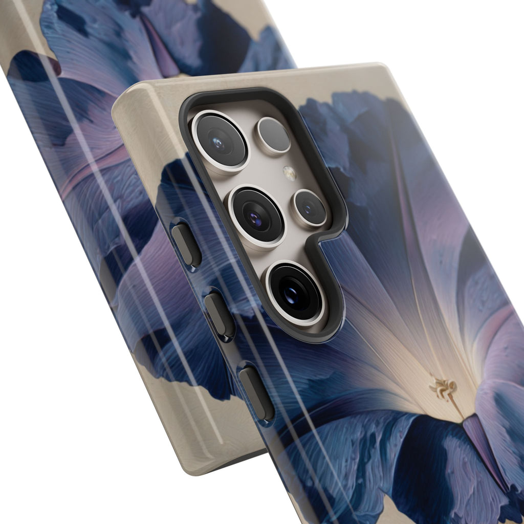Floral Phone Case, Tough Cases with Purple Flower Design, Phone Accessories