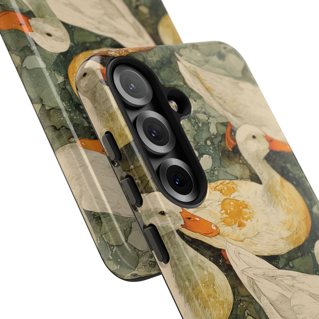 Duck-Themed Phone Case, Quirky Phone Cover, Nature Lover Gift