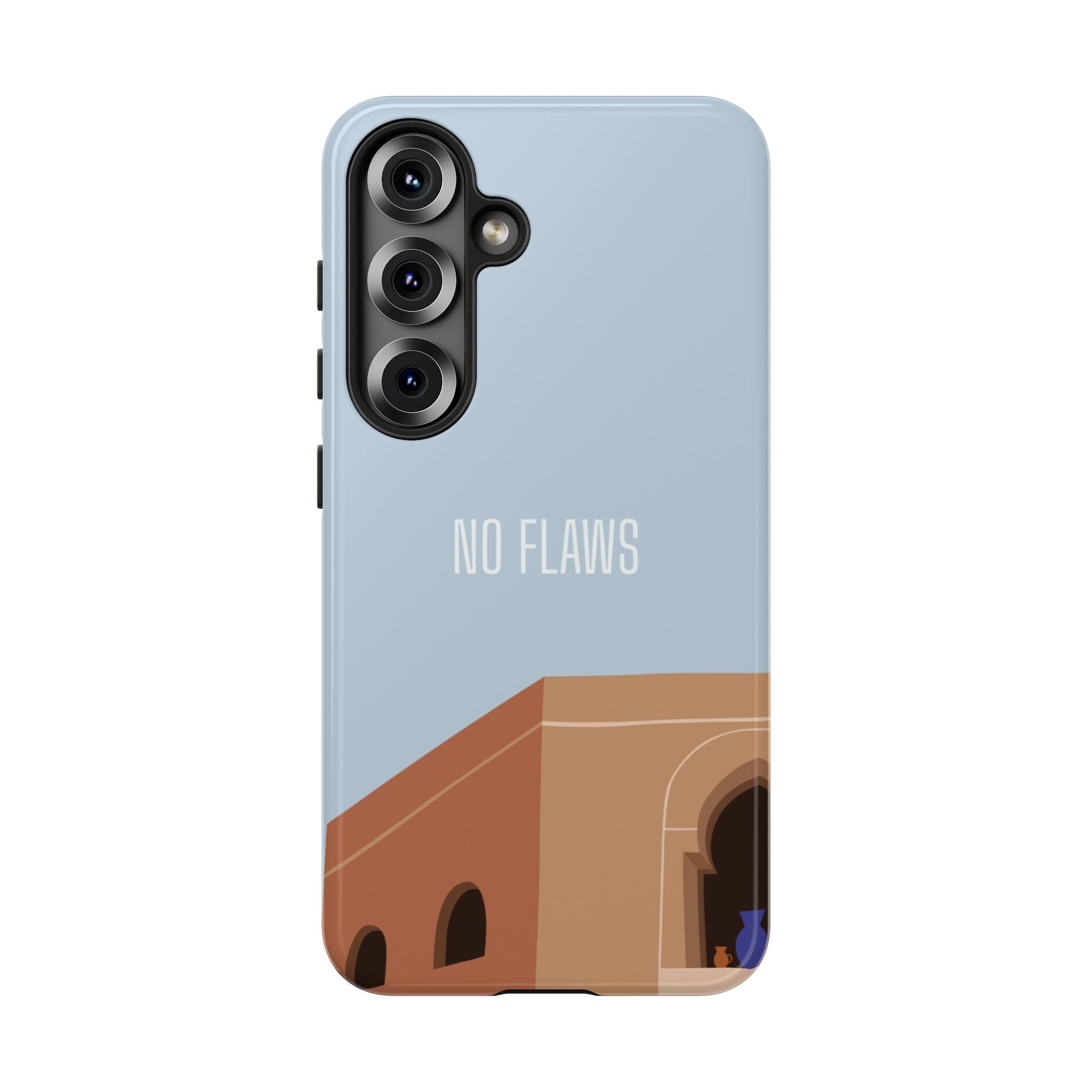 Minimal Desert Illustration “No Flaws” Protective Tough Case