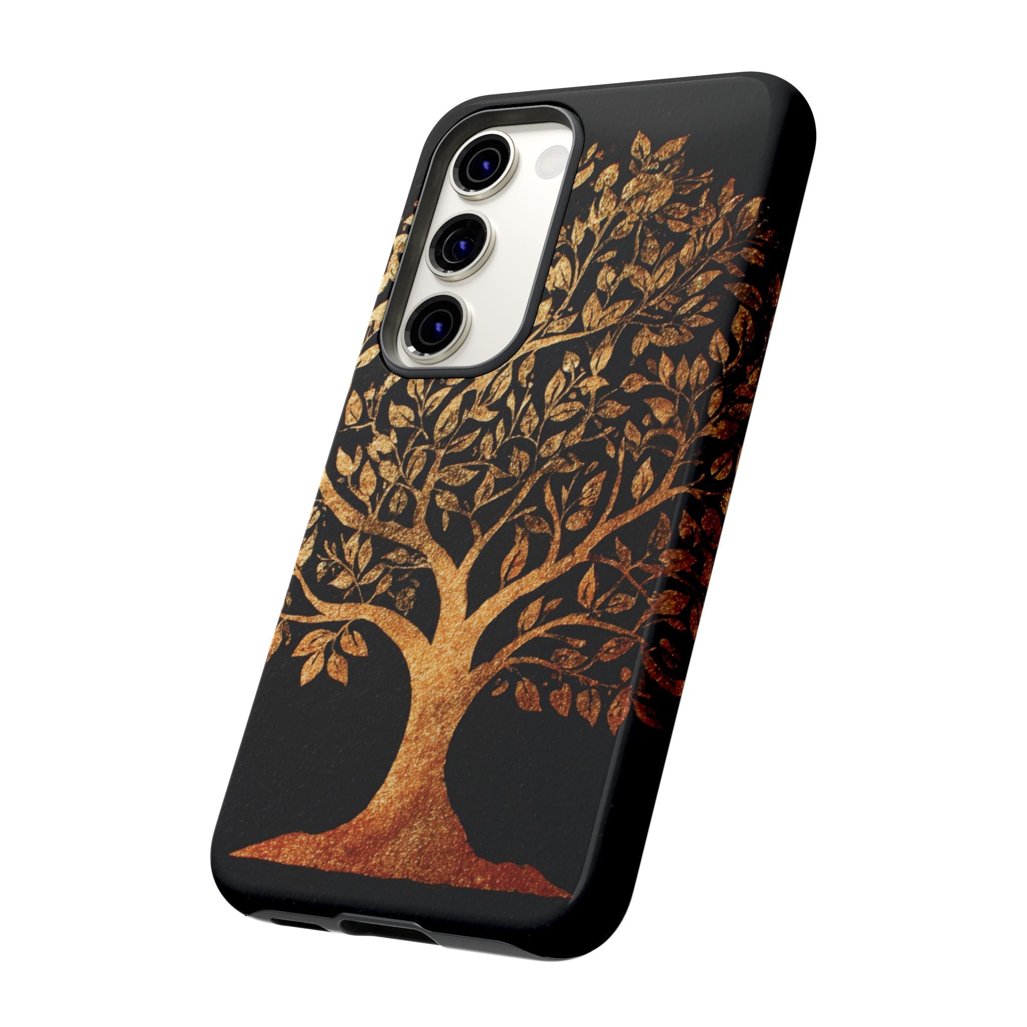 Golden Tree Phone Case, Tough Cases, Nature Lover Gift