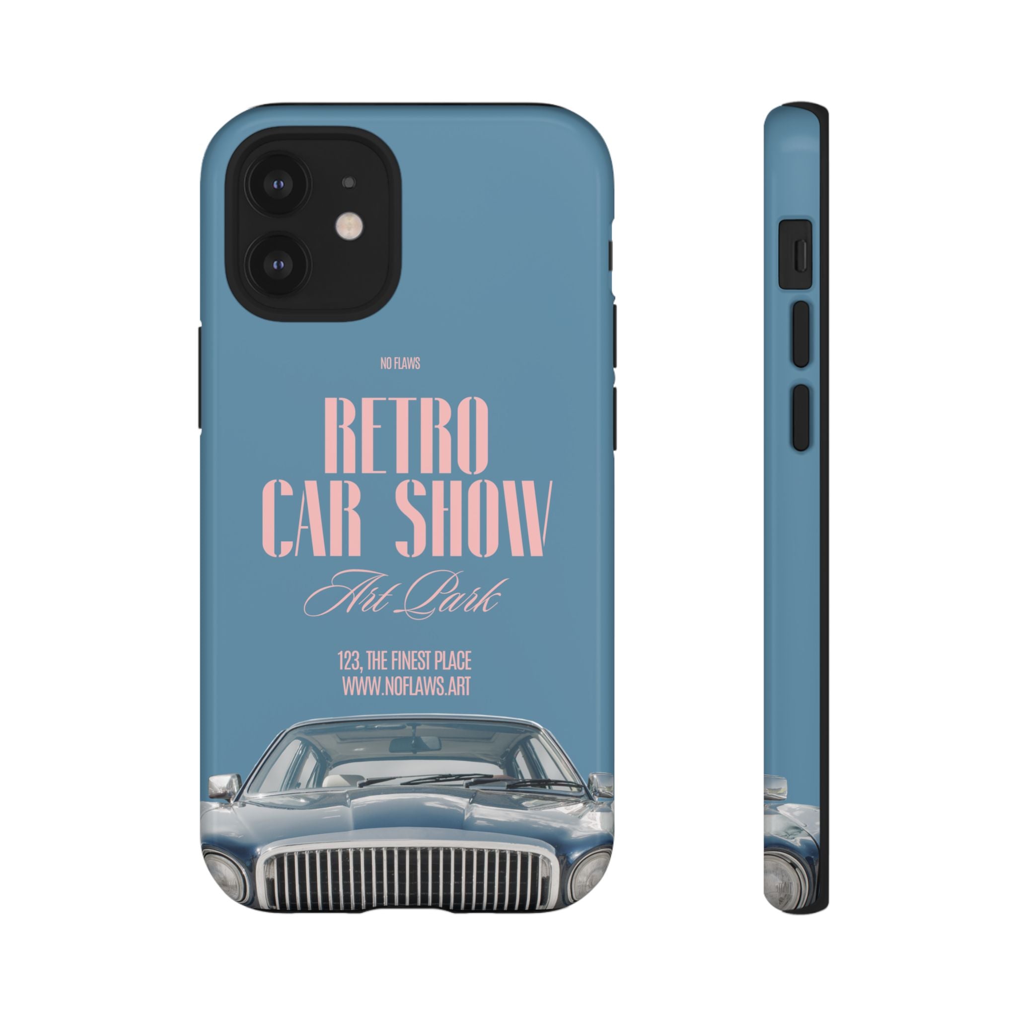 Retro Car Show Phone Case — Vintage Classic Auto Design