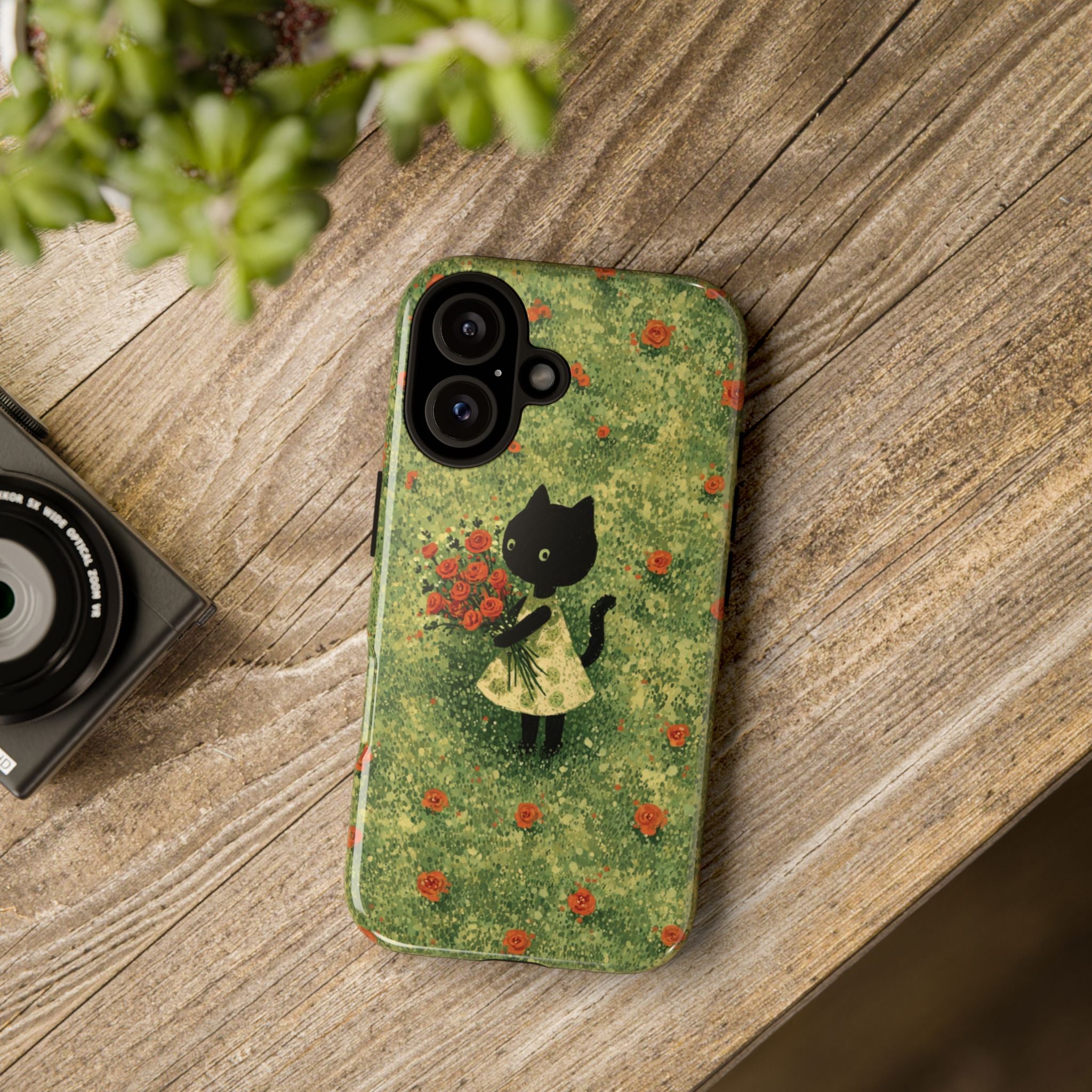 Cute Cat Tough Cases for Cat Lovers, Gifts for Her, Pet Owner Accessories
