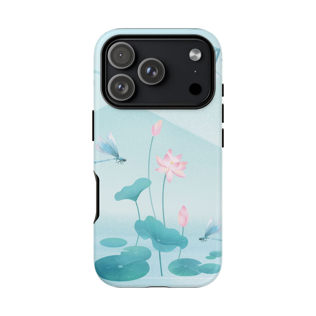 Lotus Pond Phone Case — Serene Floral iPhone Protective Cover