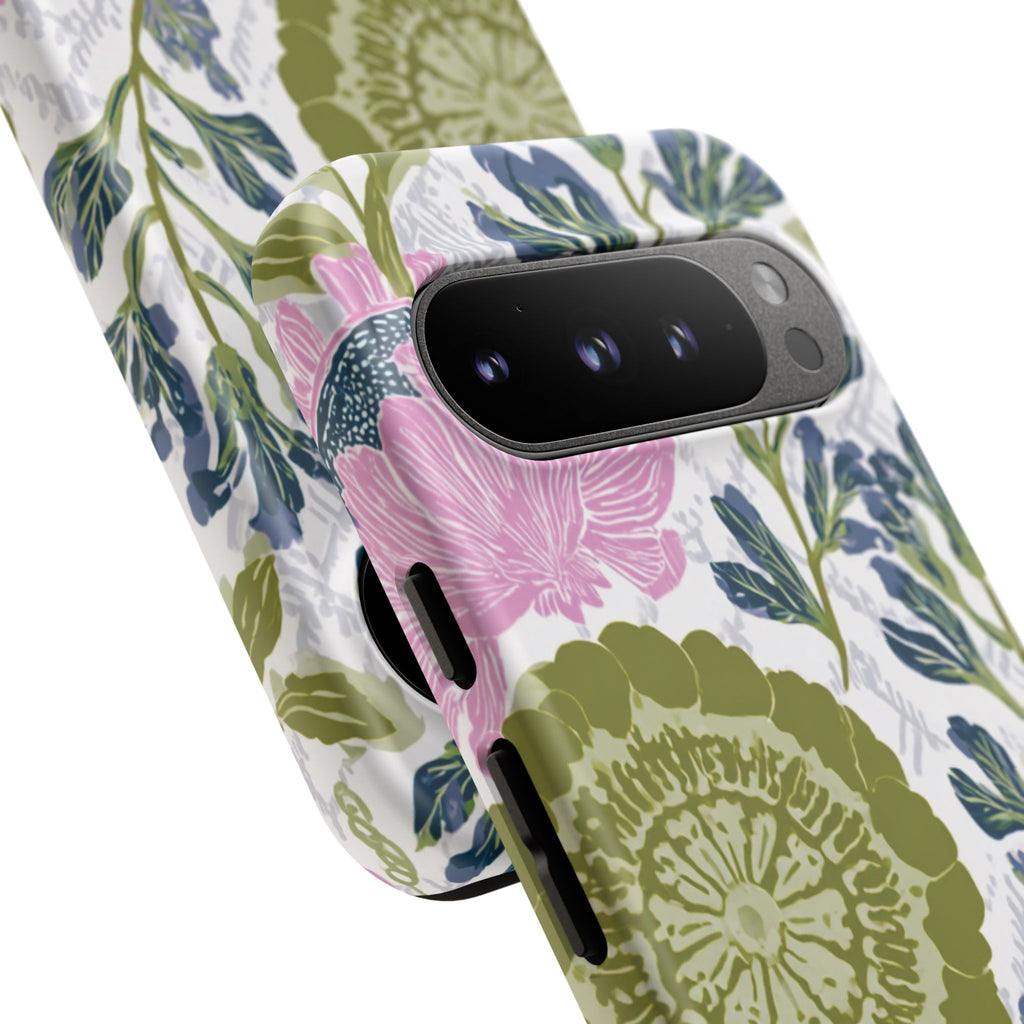 Floral Phone Case, Tough Cases with Elegant Design, Stylish Phone Accessories