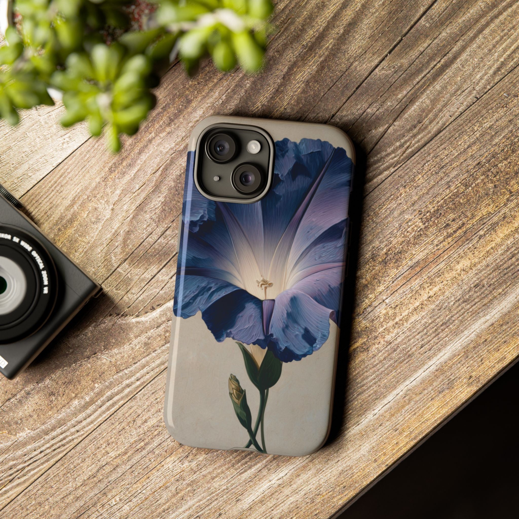 Floral Phone Case, Tough Cases with Purple Flower Design, Phone Accessories