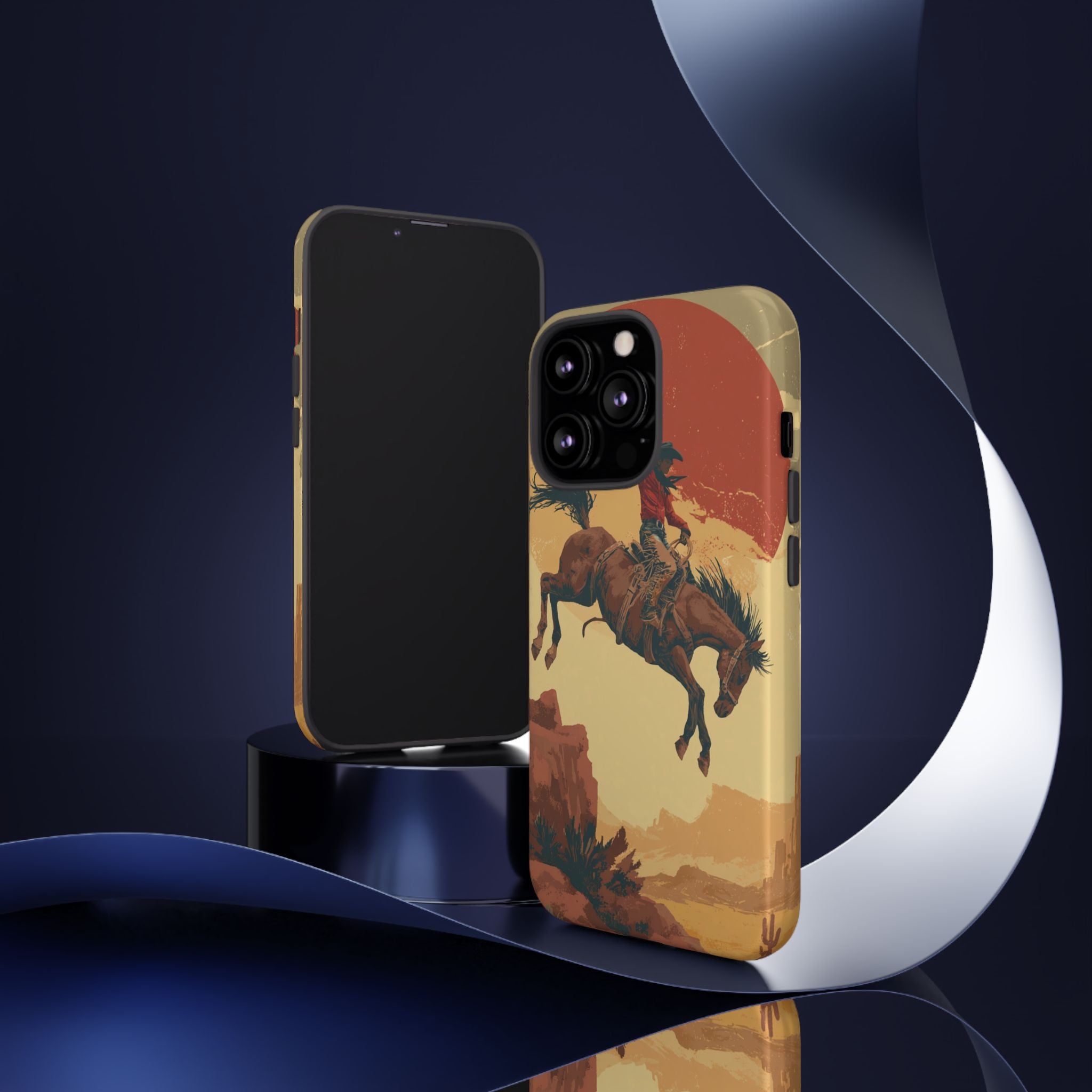 Cowboy Phone Case - Wild West Style, Tough Protection for Outdoor Lovers