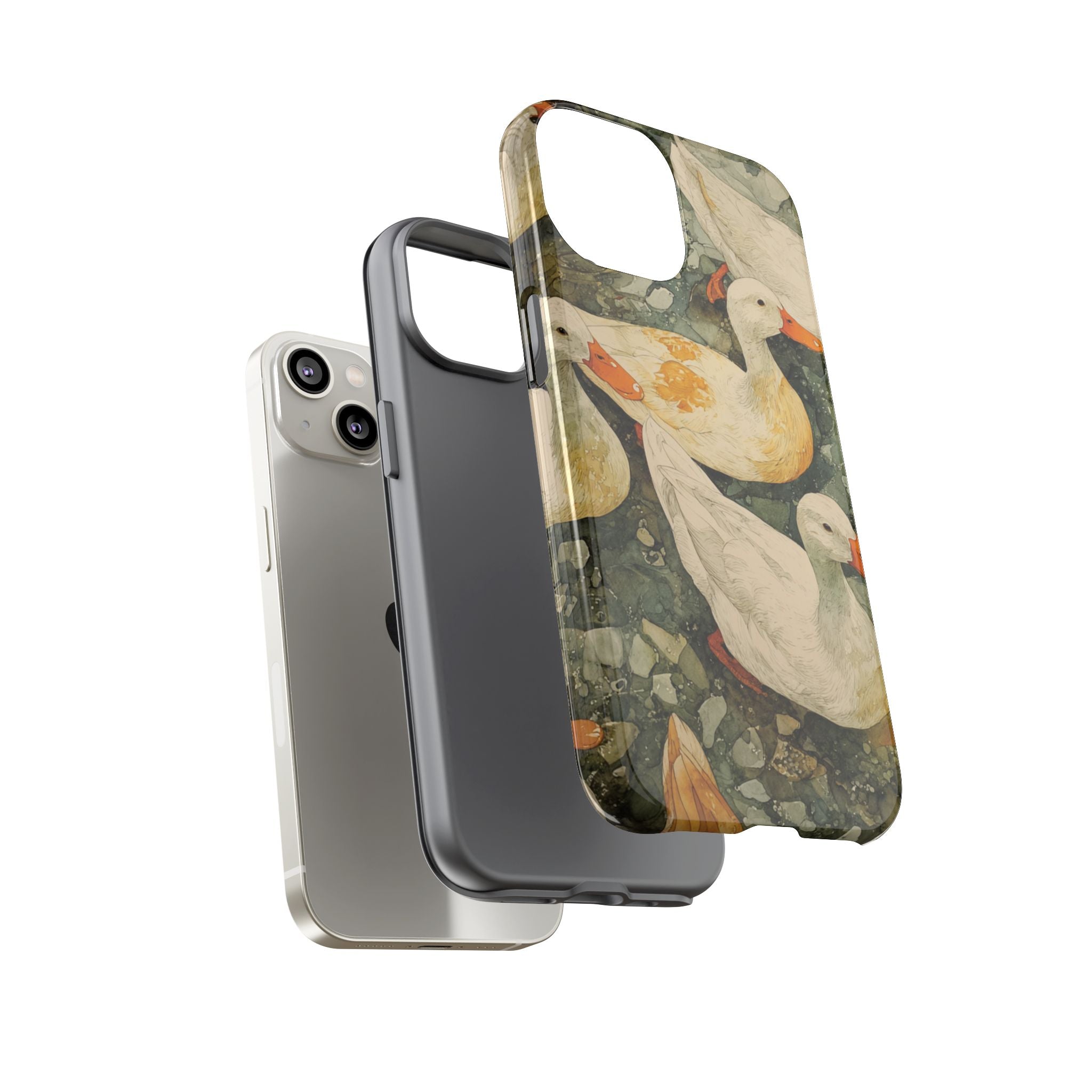 Duck-Themed Phone Case, Quirky Phone Cover, Nature Lover Gift