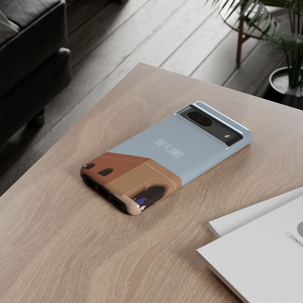 Minimal Desert Illustration “No Flaws” Protective Tough Case