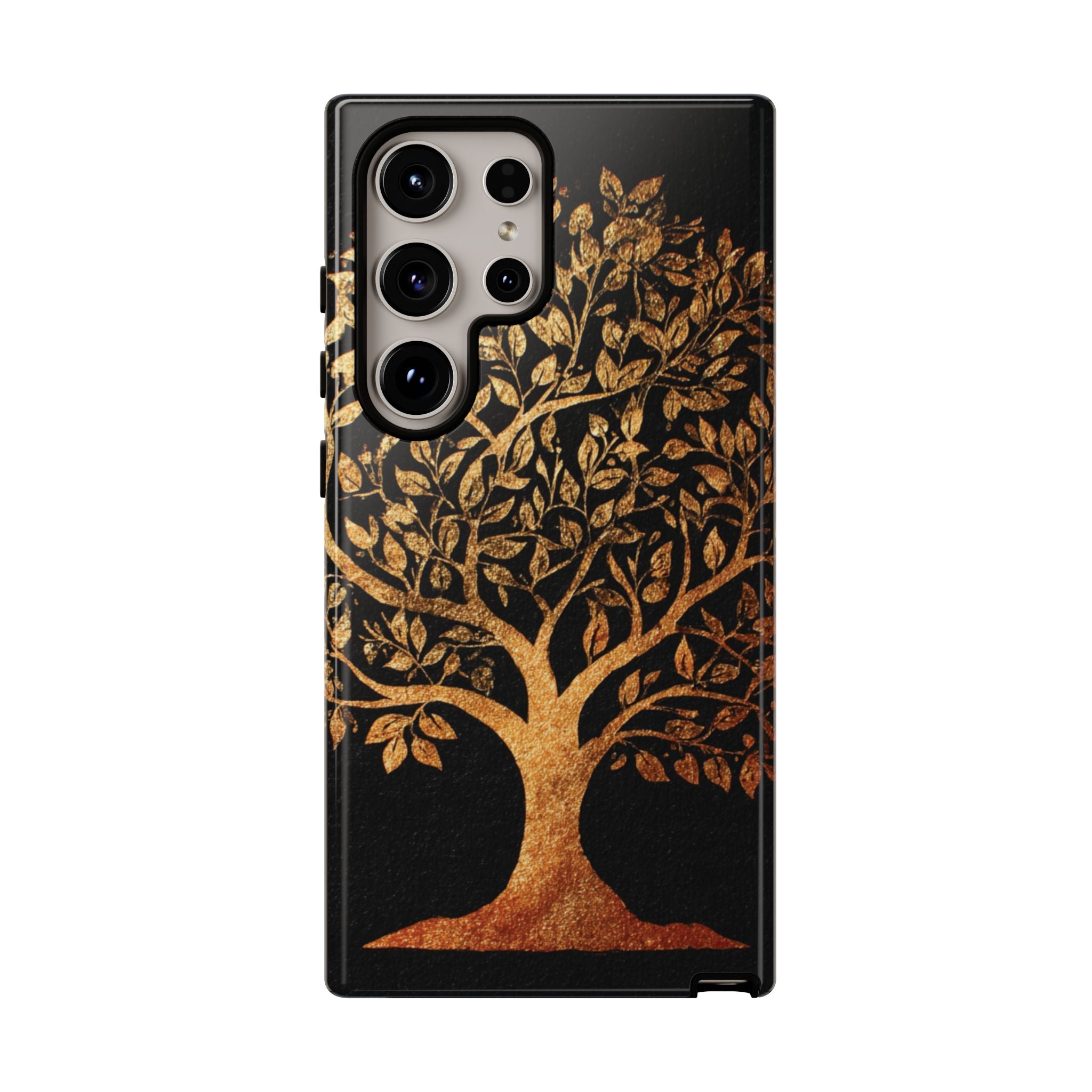 Golden Tree Phone Case, Tough Cases, Nature Lover Gift
