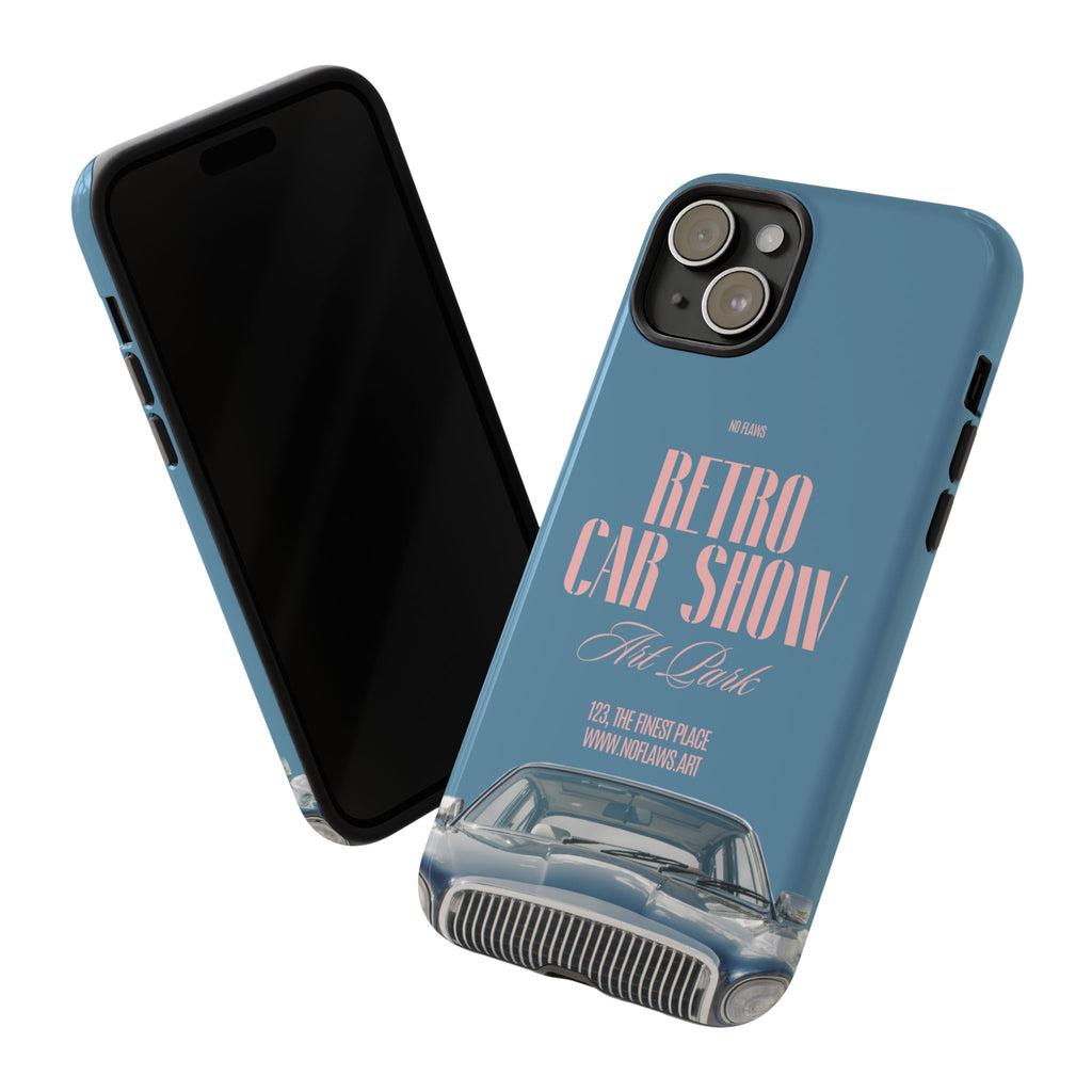 Retro Car Show Phone Case — Vintage Classic Auto Design