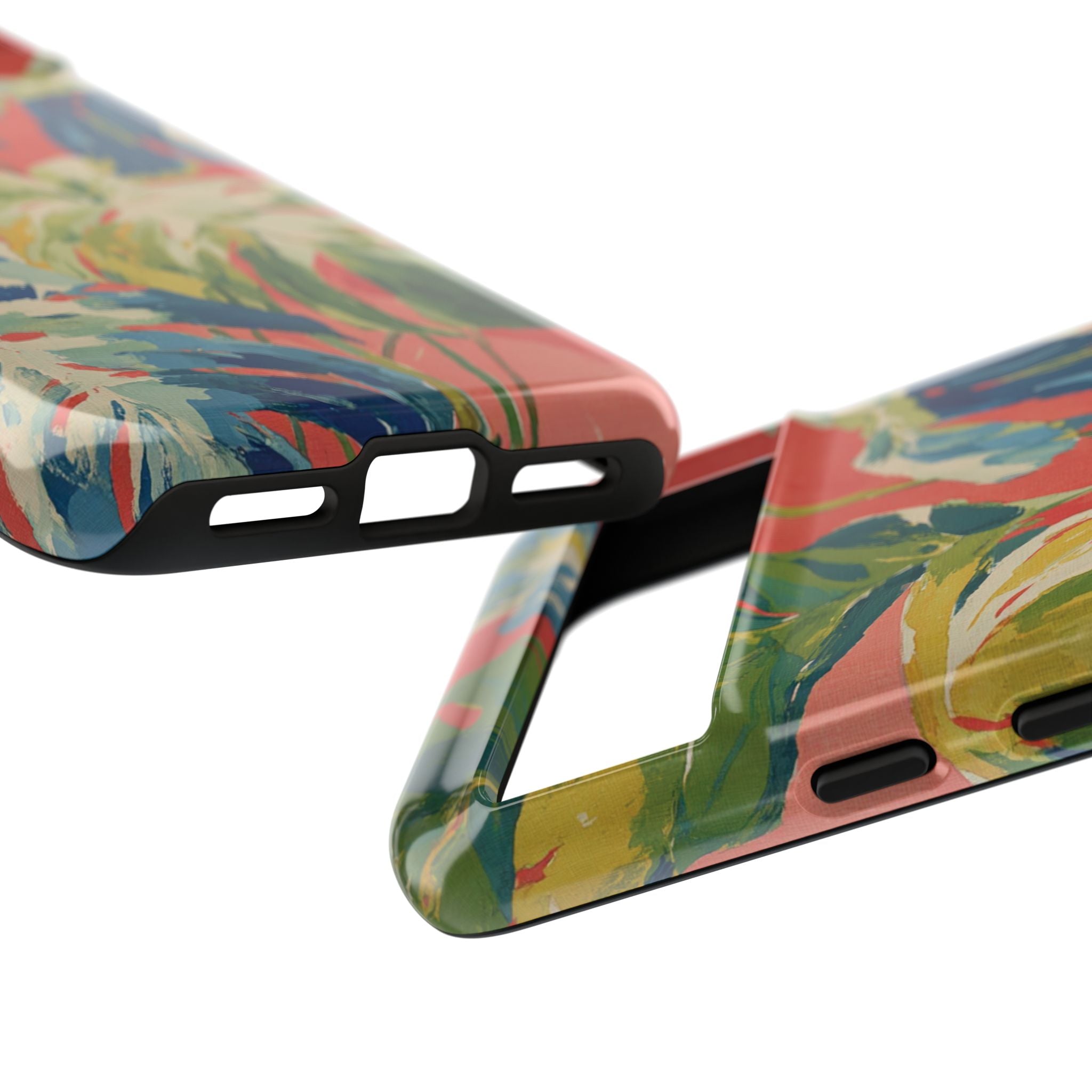 Tropical Phone Case, Floral Tough Case, Vibrant Phone Cover for Summer