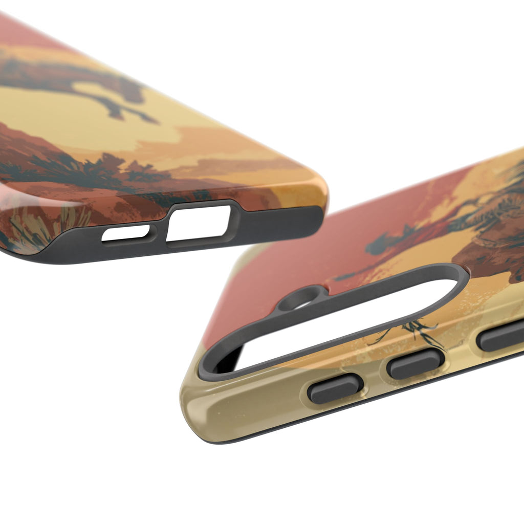 Cowboy Phone Case - Wild West Style, Tough Protection for Outdoor Lovers