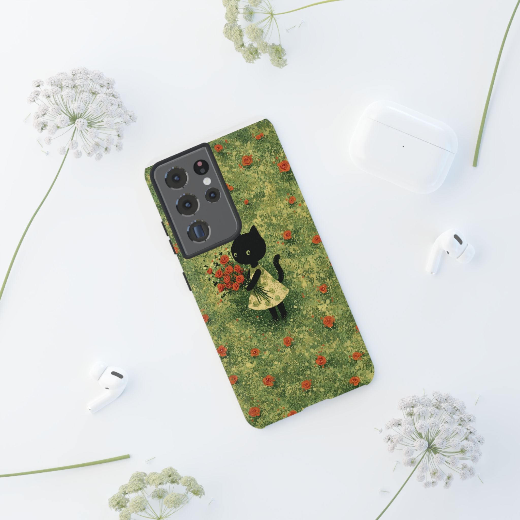Cute Cat Tough Cases for Cat Lovers, Gifts for Her, Pet Owner Accessories