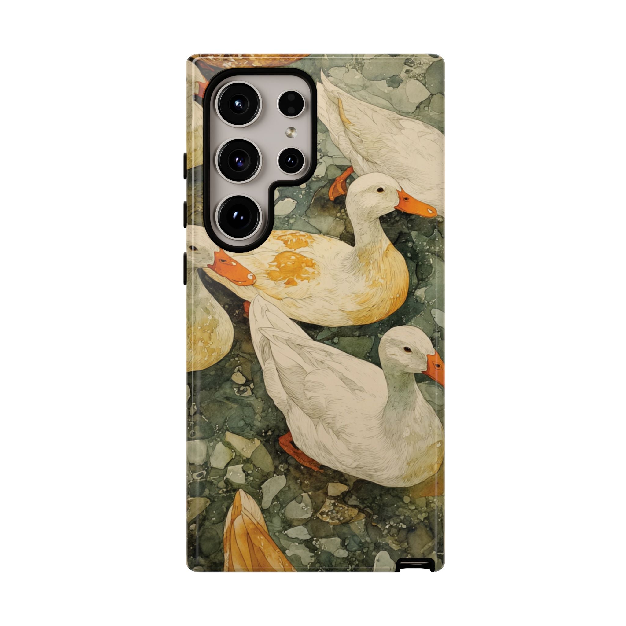 Duck-Themed Phone Case, Quirky Phone Cover, Nature Lover Gift