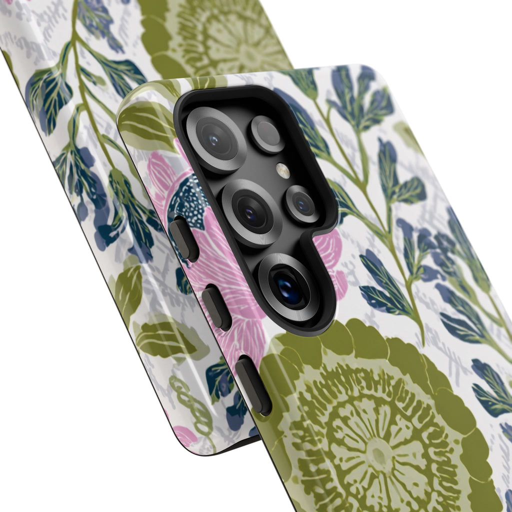 Floral Phone Case, Tough Cases with Elegant Design, Stylish Phone Accessories