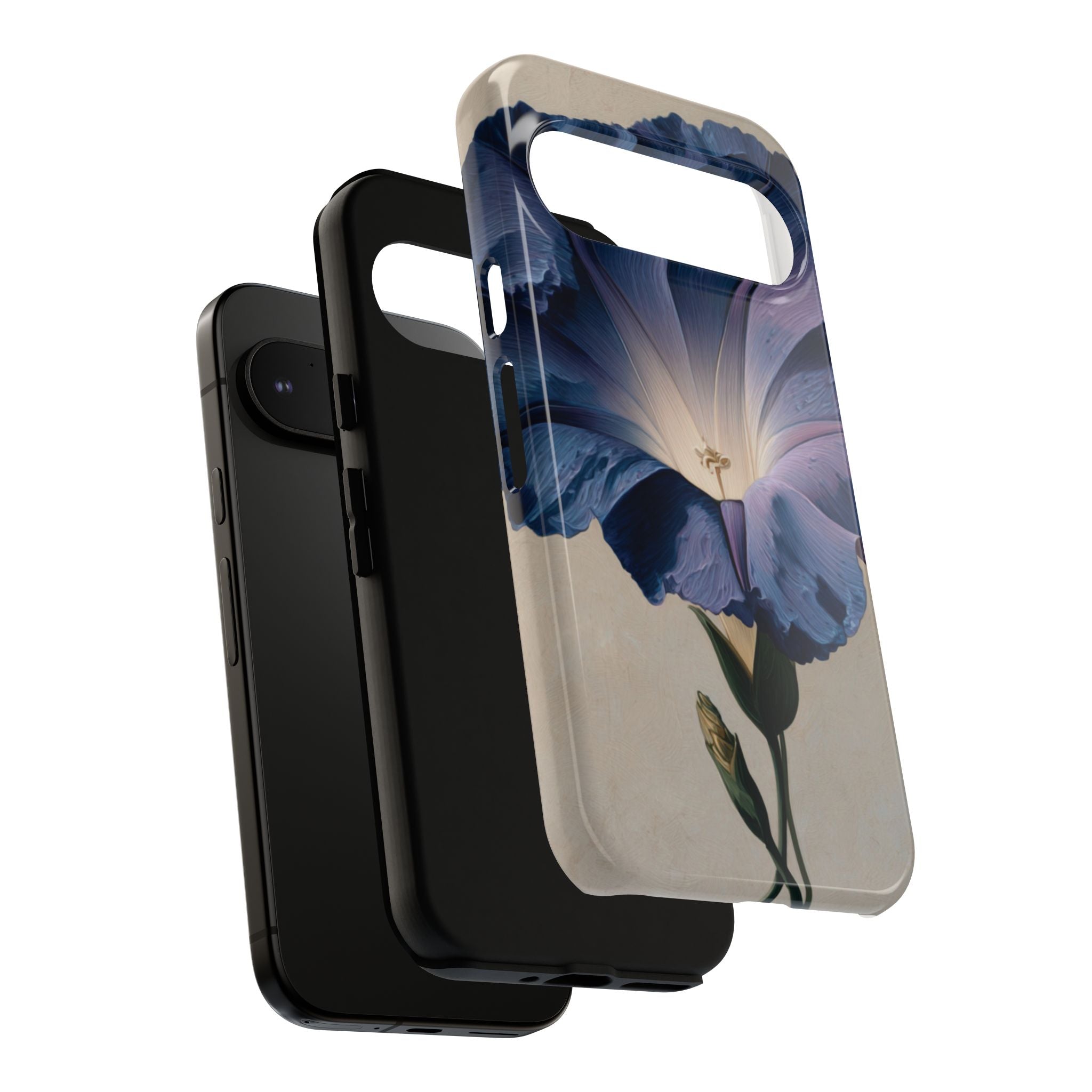 Floral Phone Case, Tough Cases with Purple Flower Design, Phone Accessories