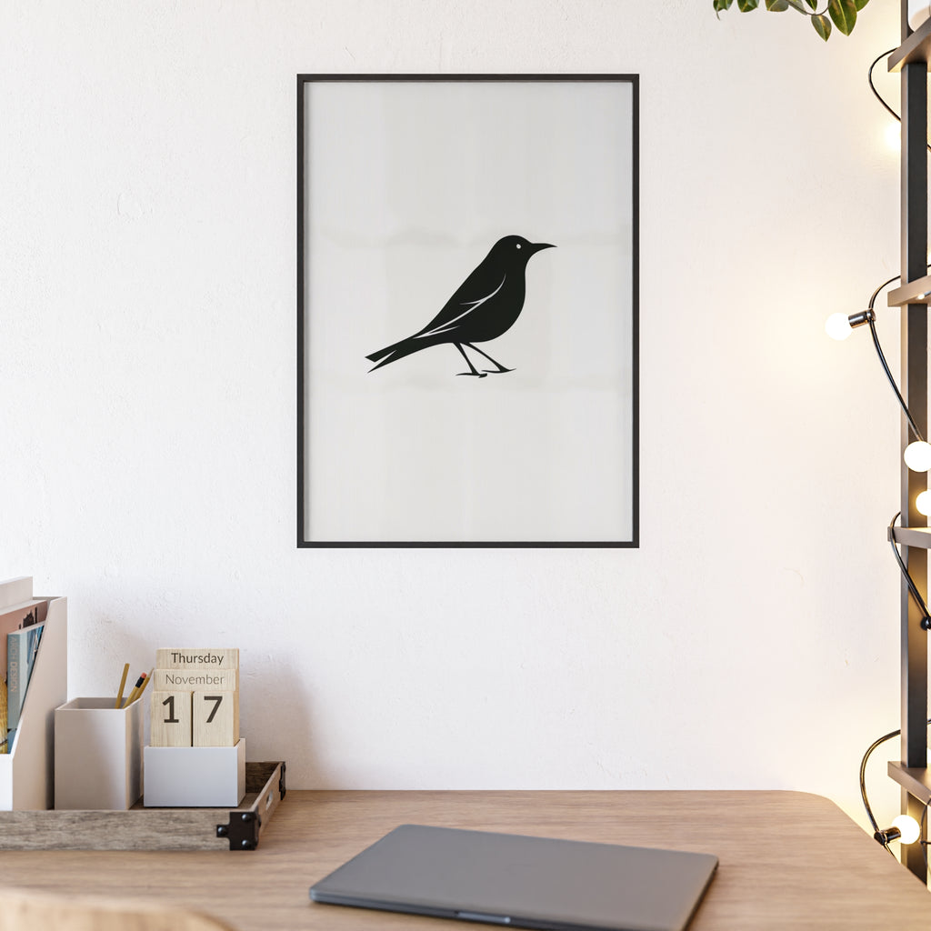 The Oriole Principle: A Study in Minimal Form – Framed Poster