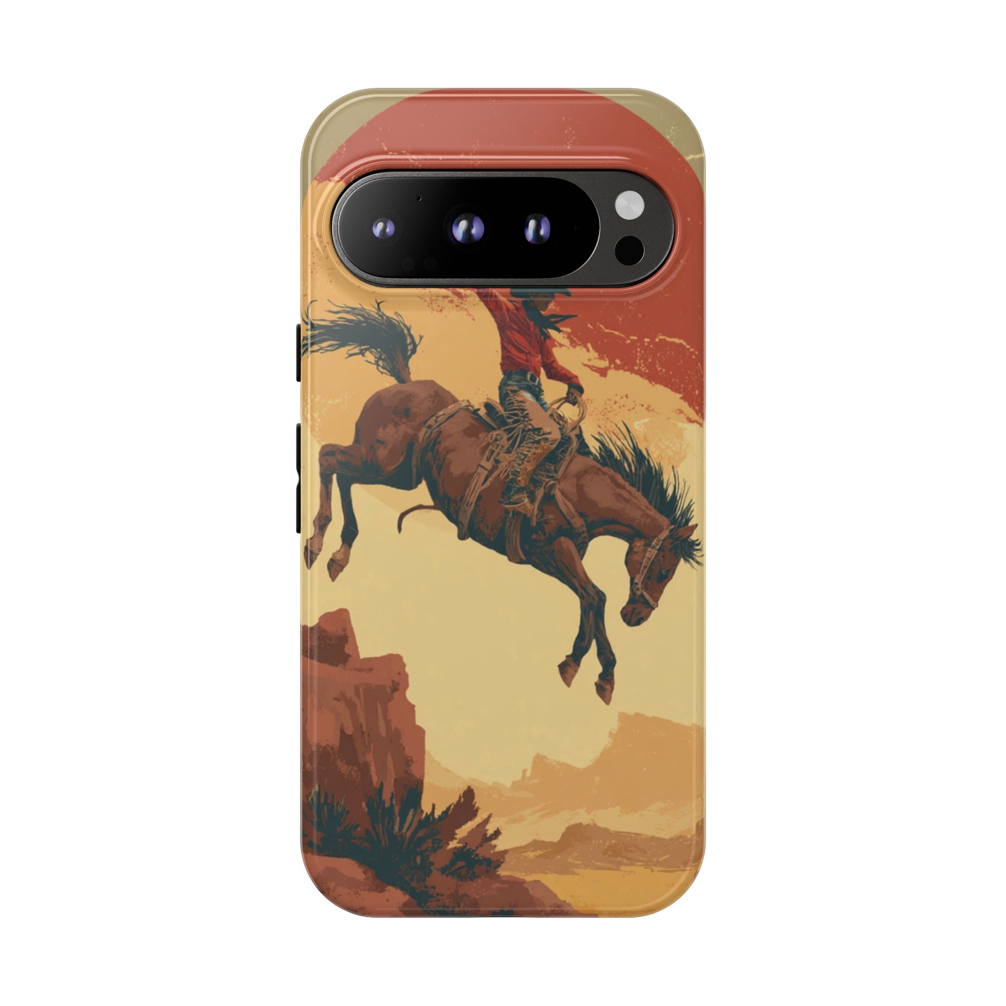 Cowboy Phone Case - Wild West Style, Tough Protection for Outdoor Lovers