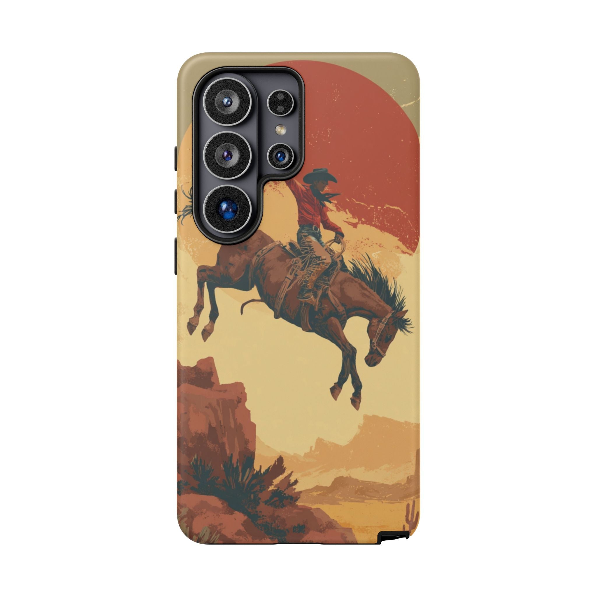 Cowboy Phone Case - Wild West Style, Tough Protection for Outdoor Lovers