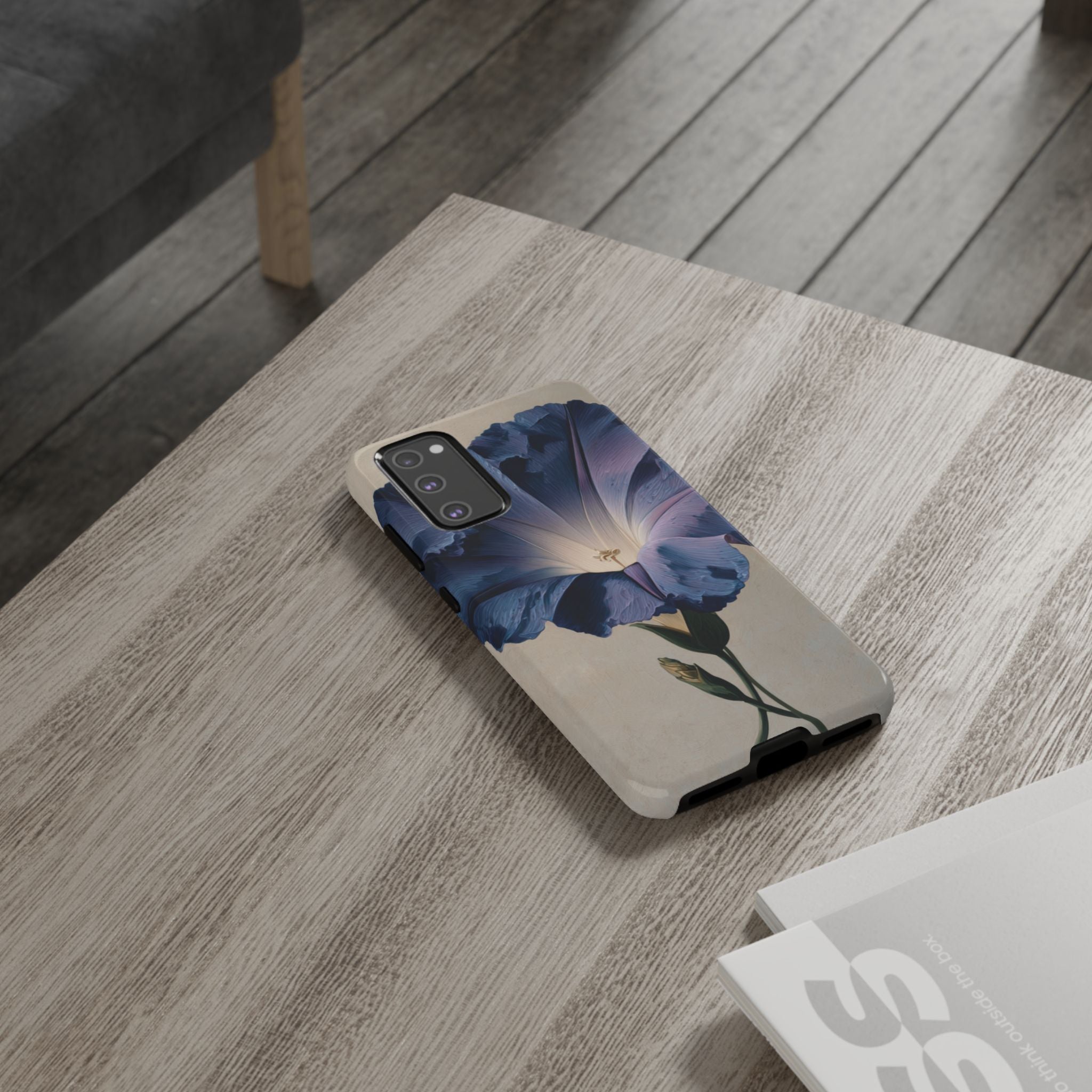 Floral Phone Case, Tough Cases with Purple Flower Design, Phone Accessories