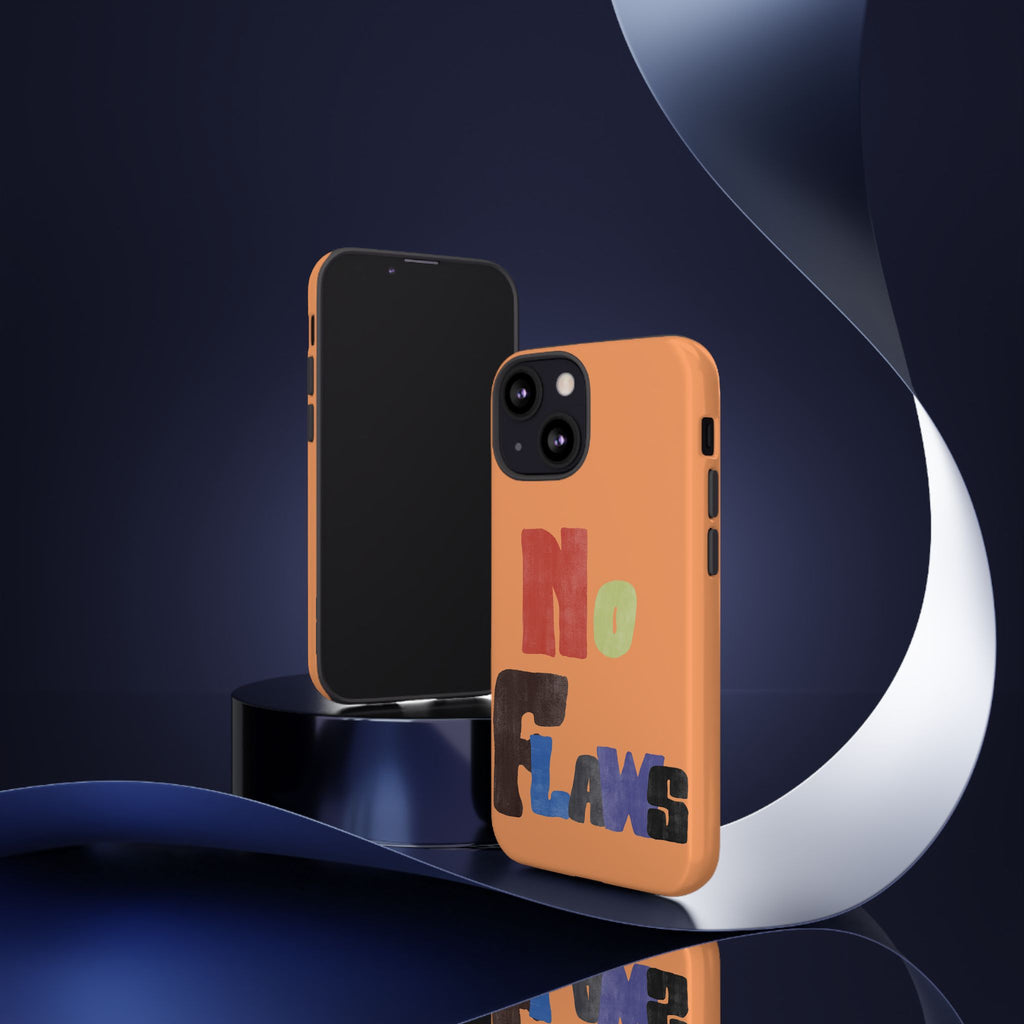 "No Flaws" Retro Hand-Lettered Protective Cover