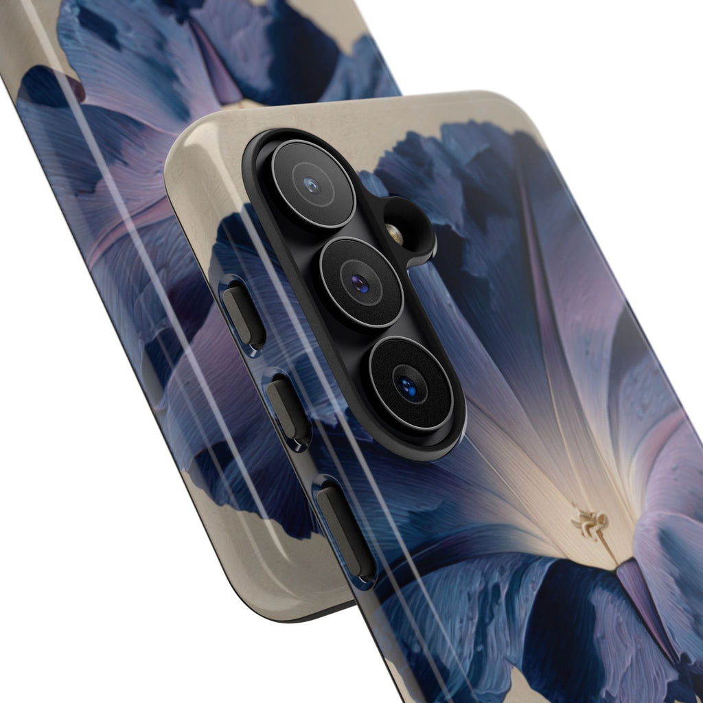 Floral Phone Case, Tough Cases with Purple Flower Design, Phone Accessories