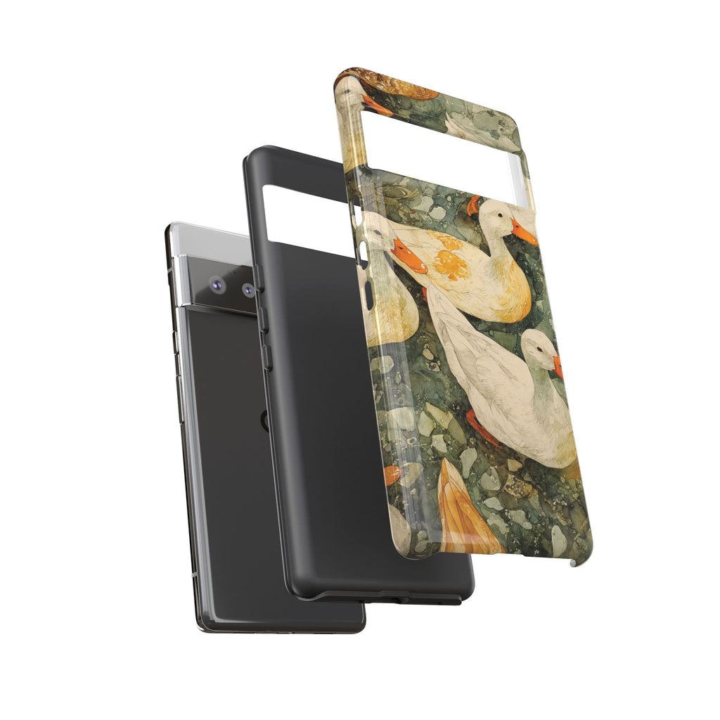 Duck-Themed Phone Case, Quirky Phone Cover, Nature Lover Gift