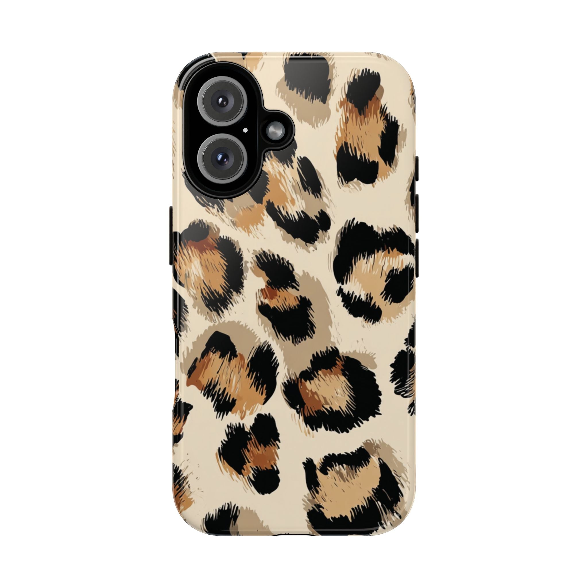 Stylish Leopard Print Phone Case, Animal Print, Tough Case, Gift for Her
