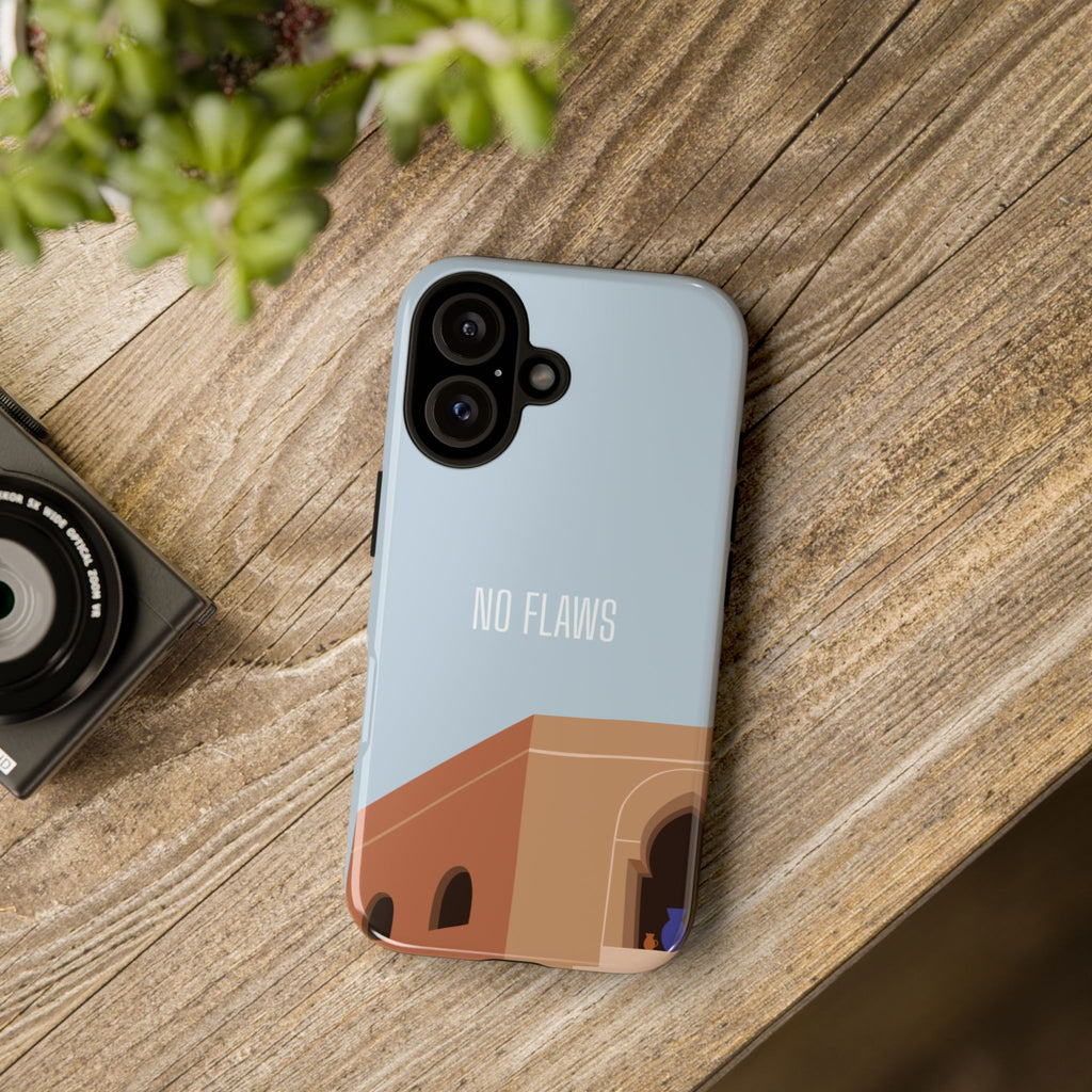 Minimal Desert Illustration “No Flaws” Protective Tough Case