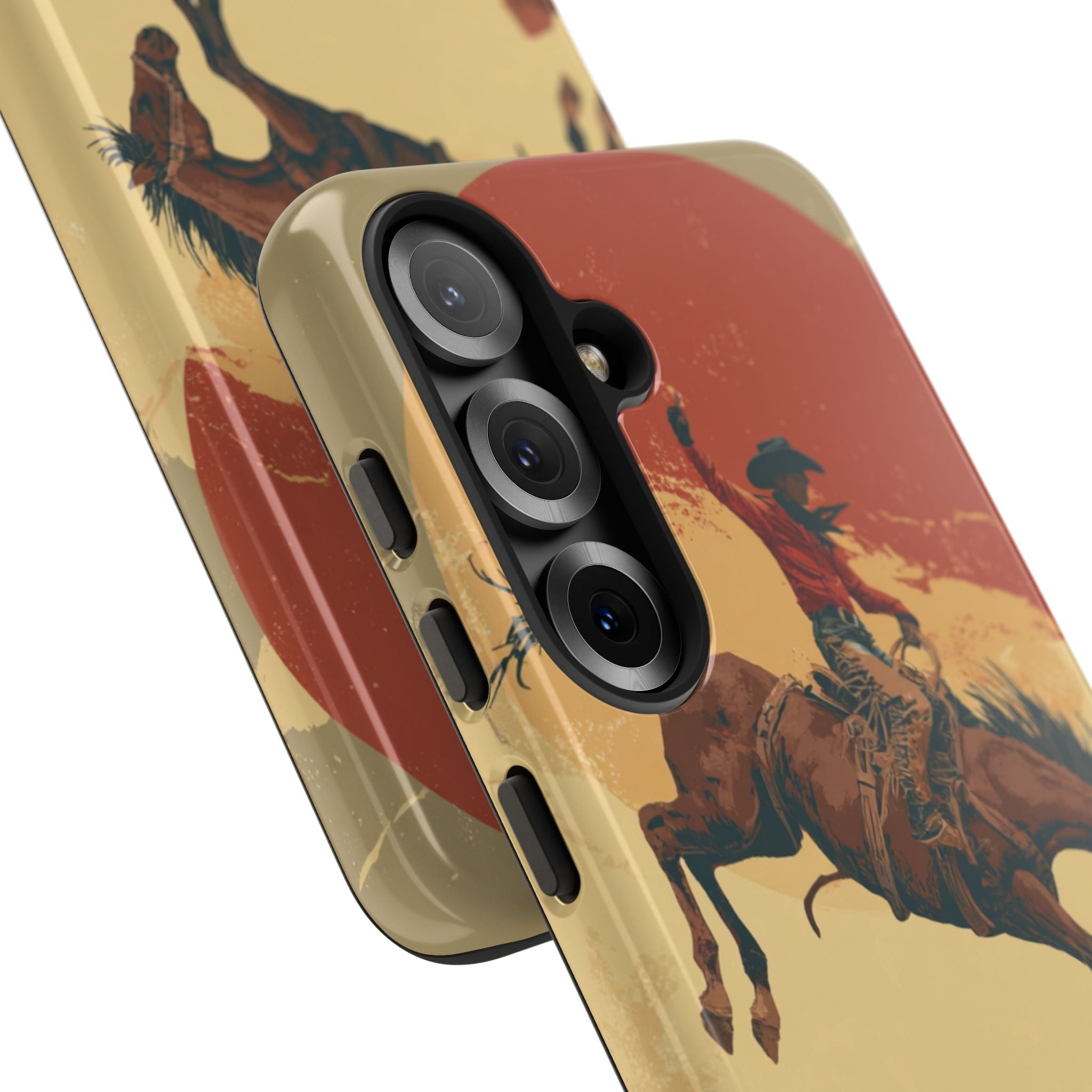 Cowboy Phone Case - Wild West Style, Tough Protection for Outdoor Lovers
