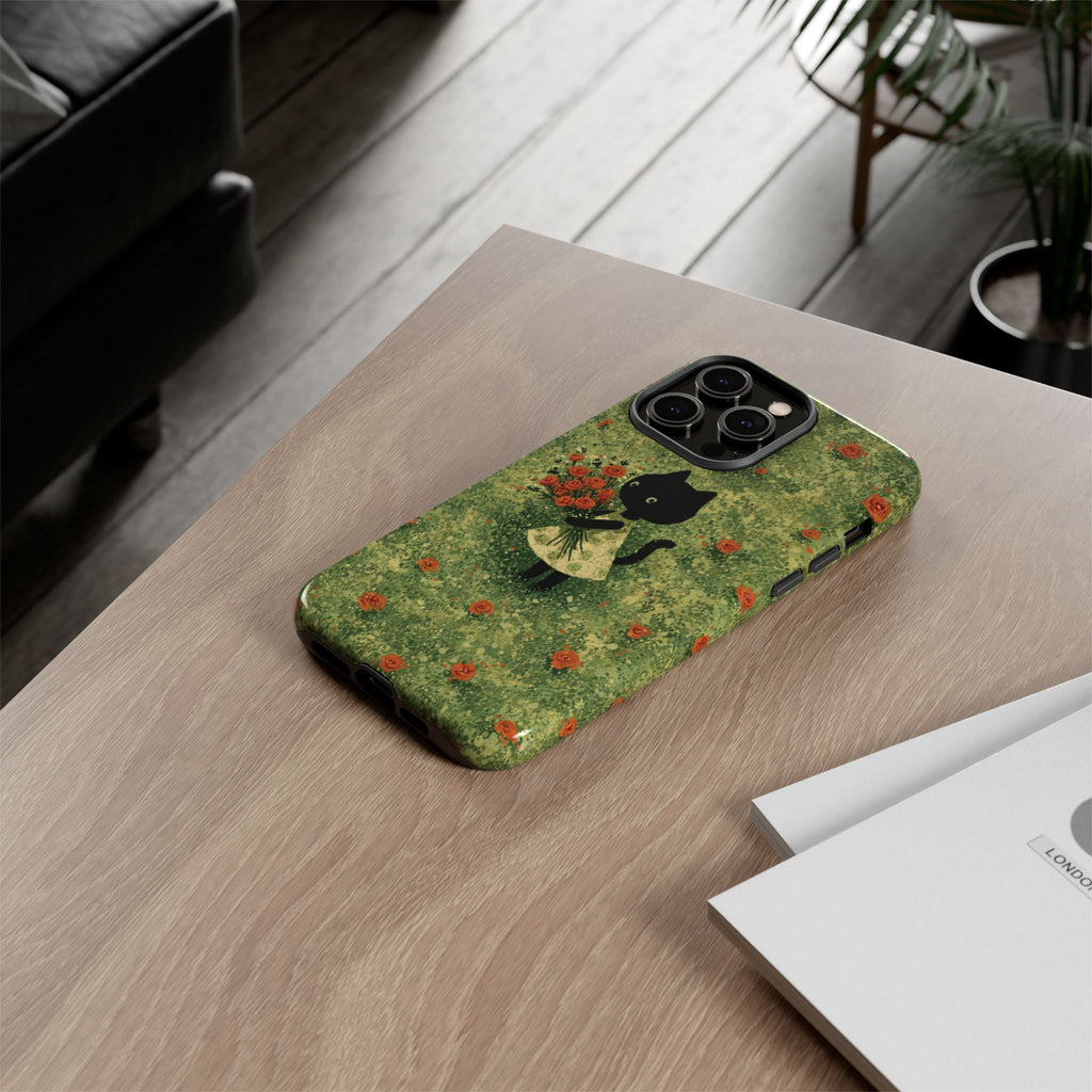 Cute Cat Tough Cases for Cat Lovers, Gifts for Her, Pet Owner Accessories