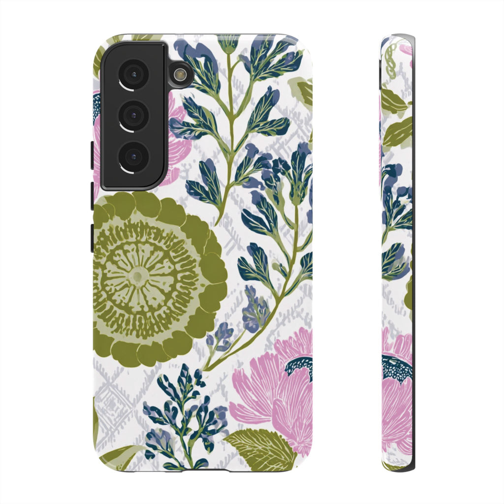 Floral Phone Case, Tough Cases with Elegant Design, Stylish Phone Accessories