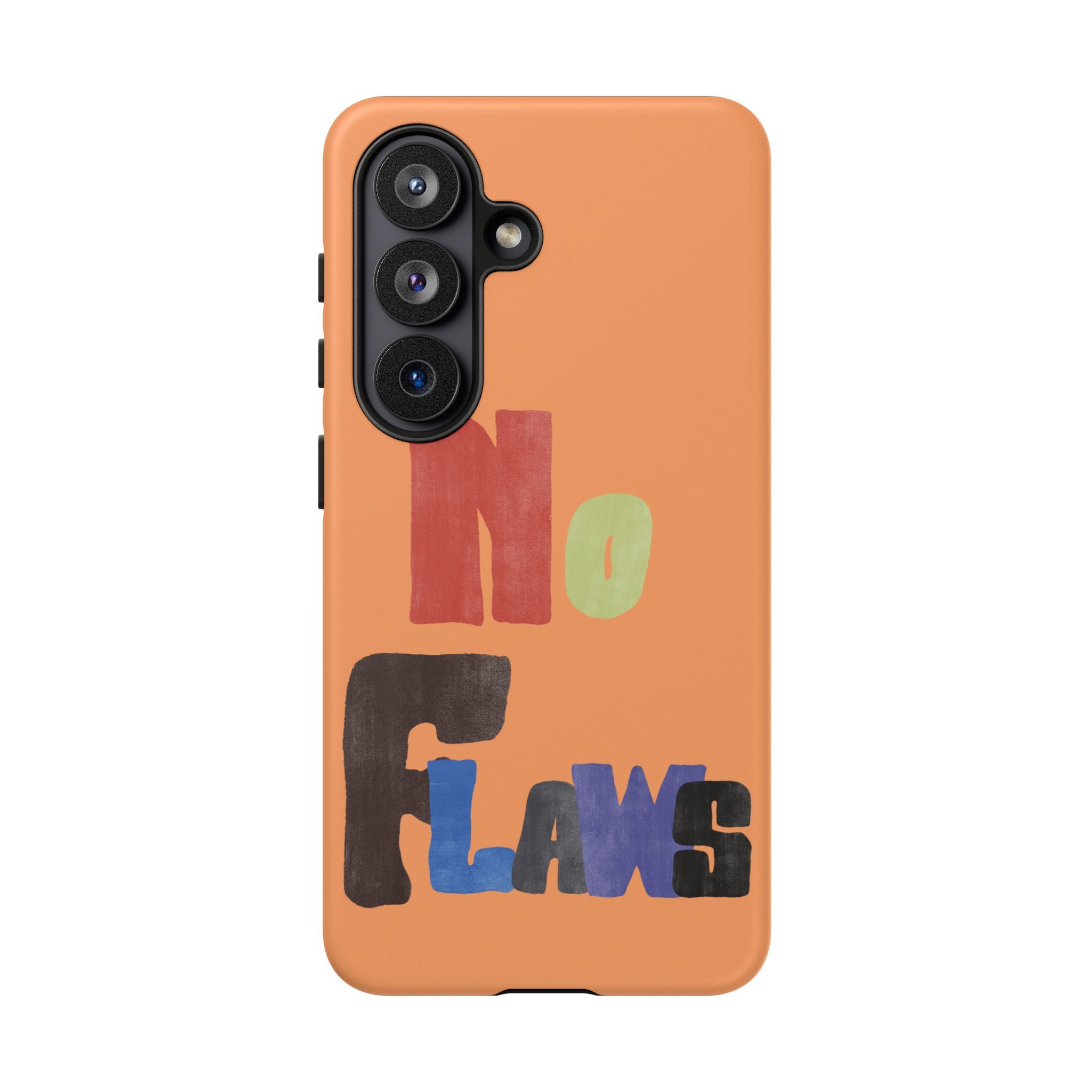 "No Flaws" Retro Hand-Lettered Protective Cover