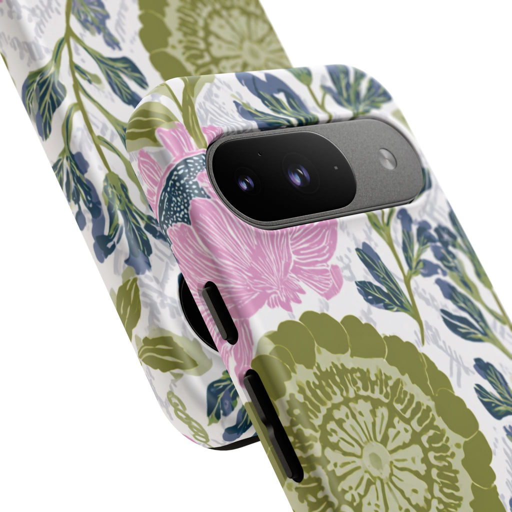 Floral Phone Case, Tough Cases with Elegant Design, Stylish Phone Accessories