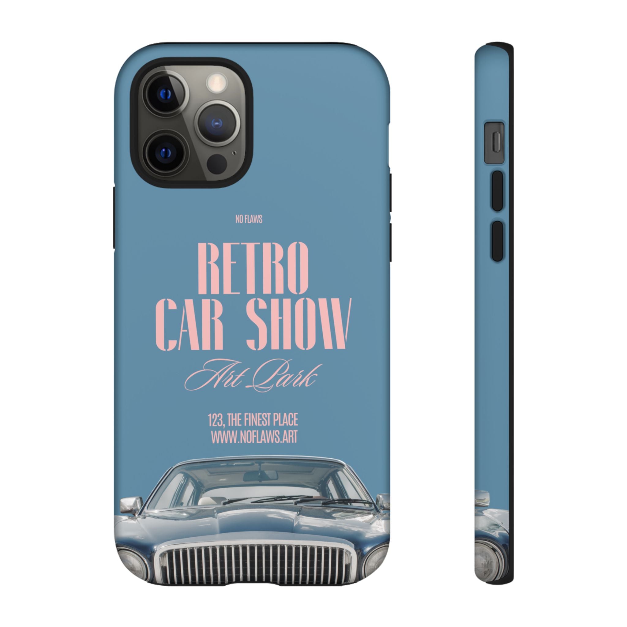 Retro Car Show Phone Case — Vintage Classic Auto Design