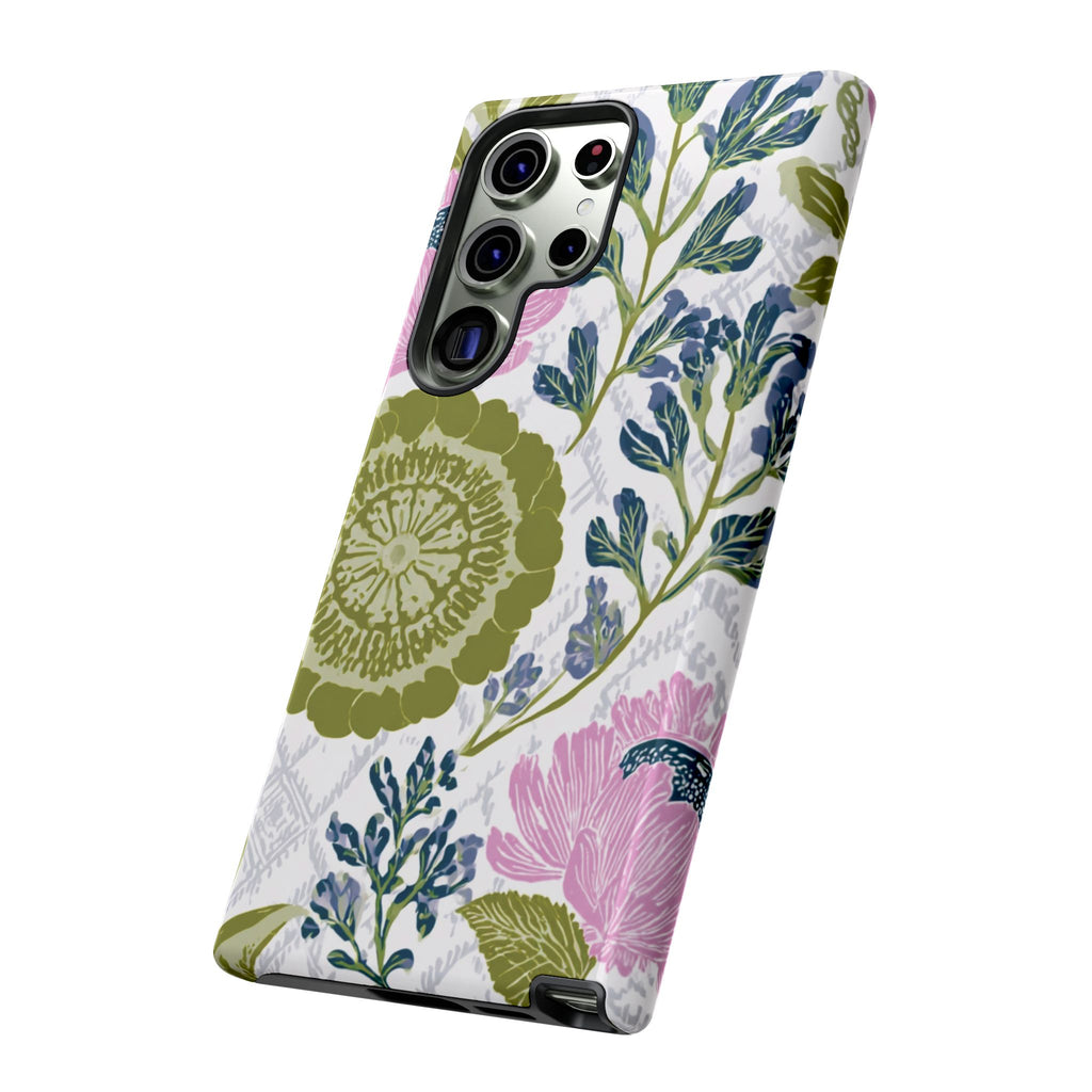 Floral Phone Case, Tough Cases with Elegant Design, Stylish Phone Accessories