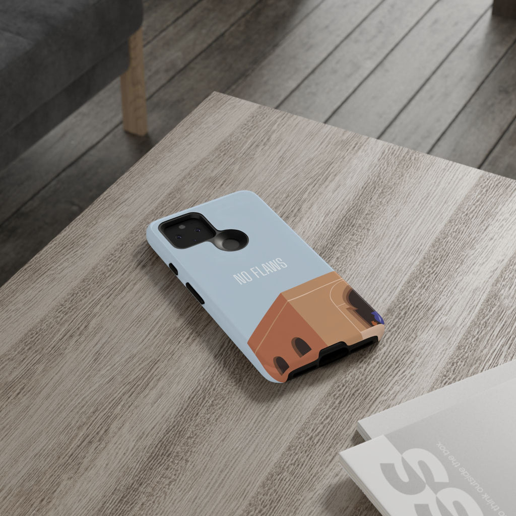 Minimal Desert Illustration “No Flaws” Protective Tough Case