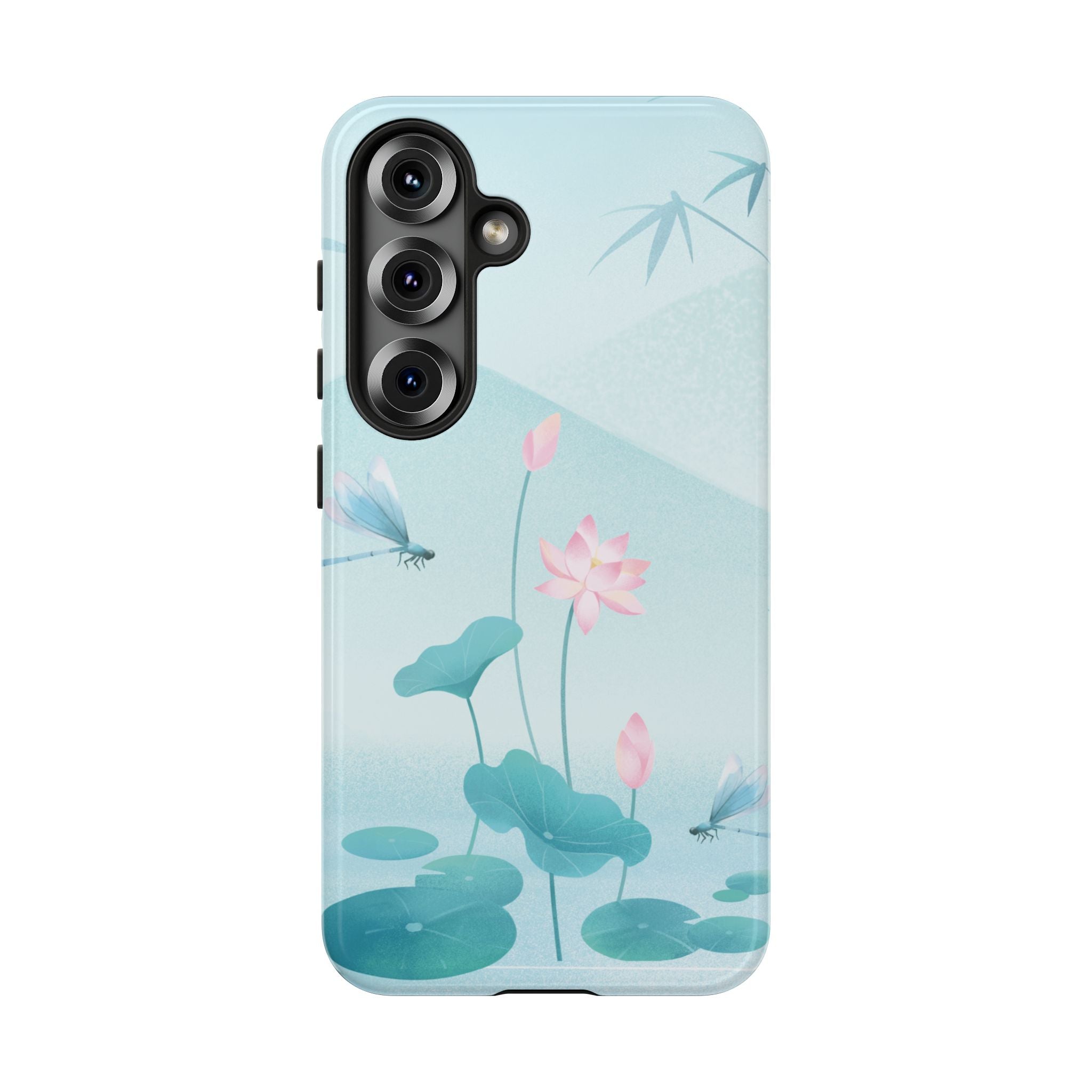 Lotus Pond Phone Case — Serene Floral iPhone Protective Cover