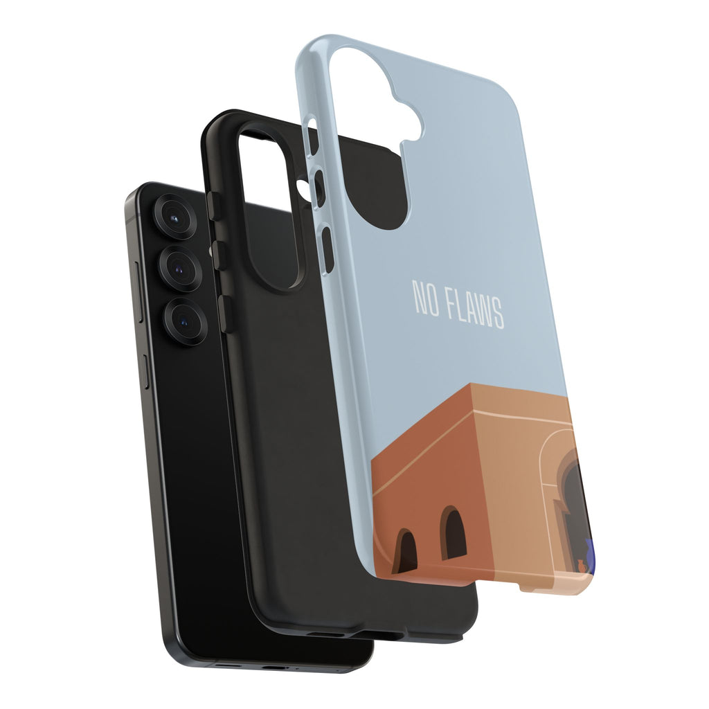 Minimal Desert Illustration “No Flaws” Protective Tough Case