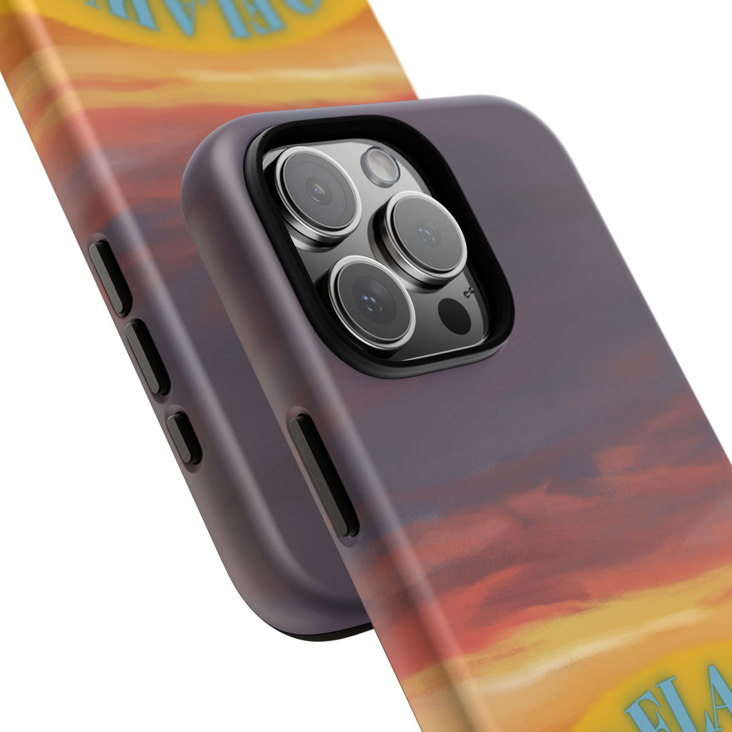 Sunset 'No Flaws' Tough Phone Case — Tropical Beach Protective Cover