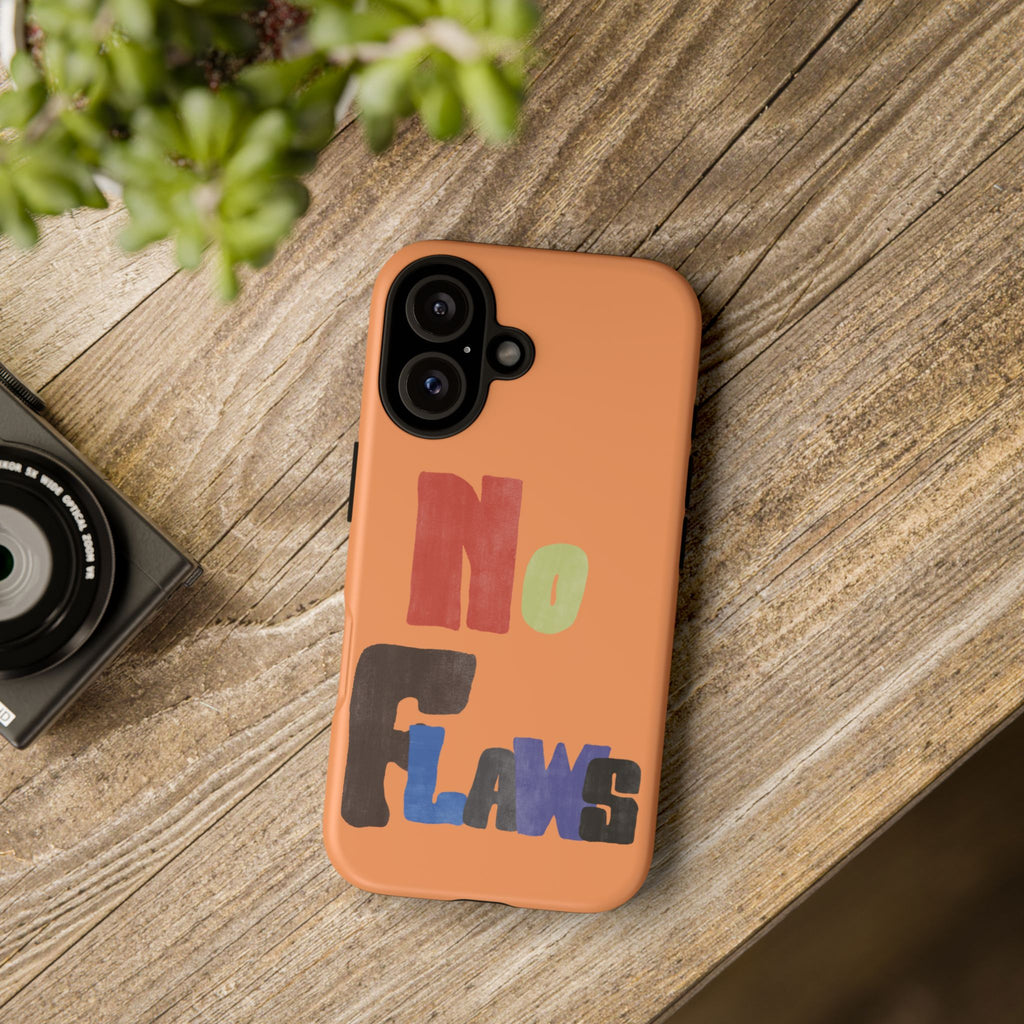 "No Flaws" Retro Hand-Lettered Protective Cover