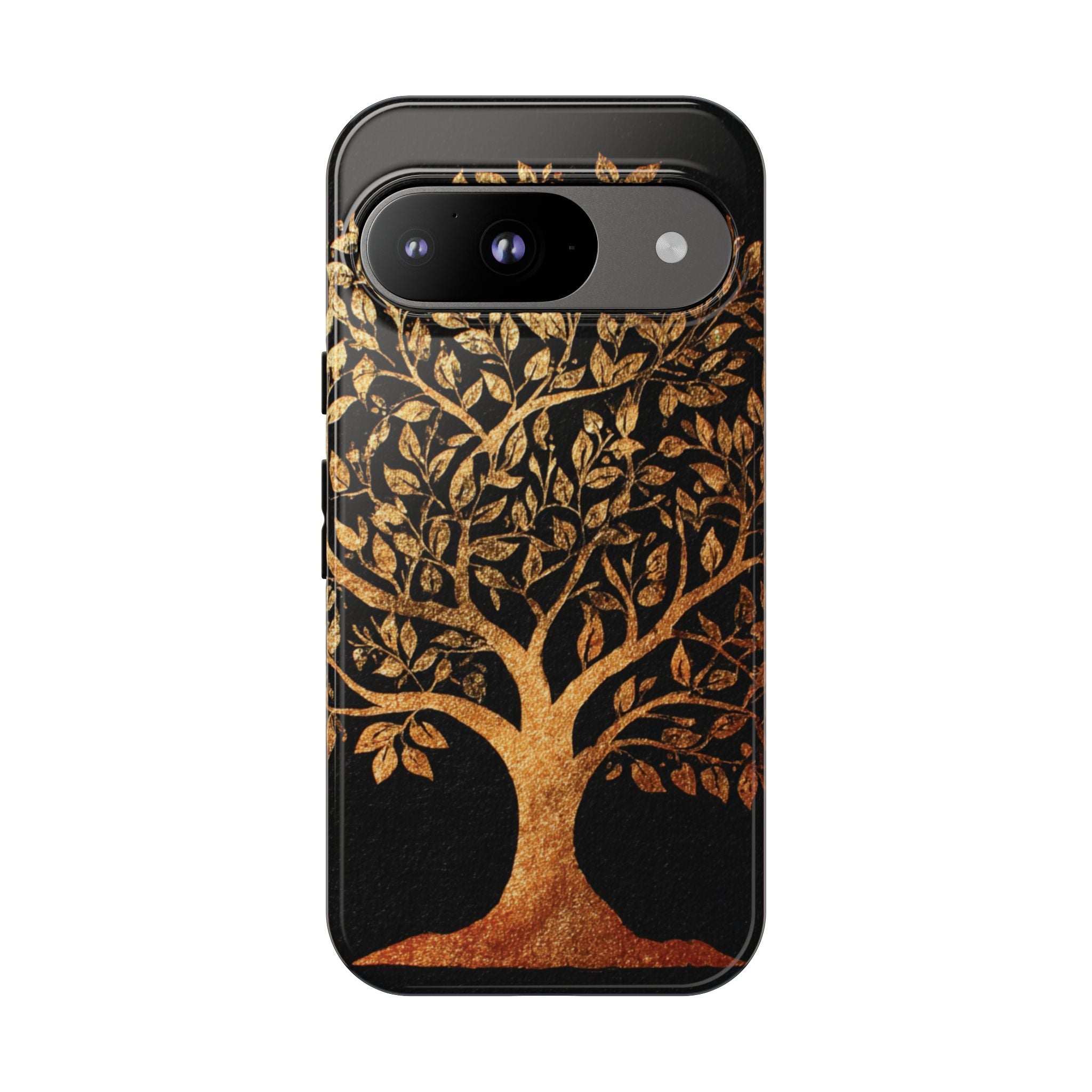Golden Tree Phone Case, Tough Cases, Nature Lover Gift