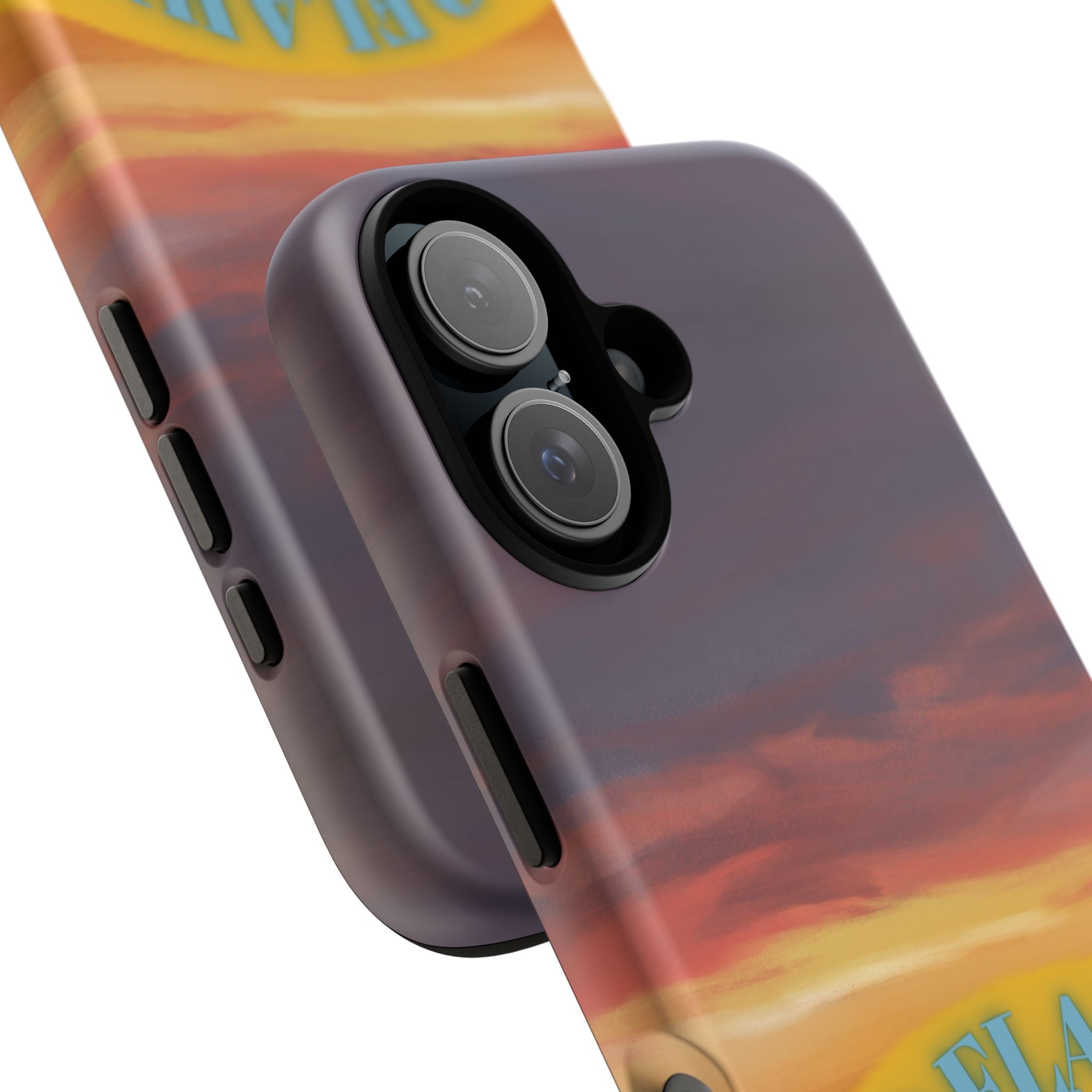 Sunset 'No Flaws' Tough Phone Case — Tropical Beach Protective Cover