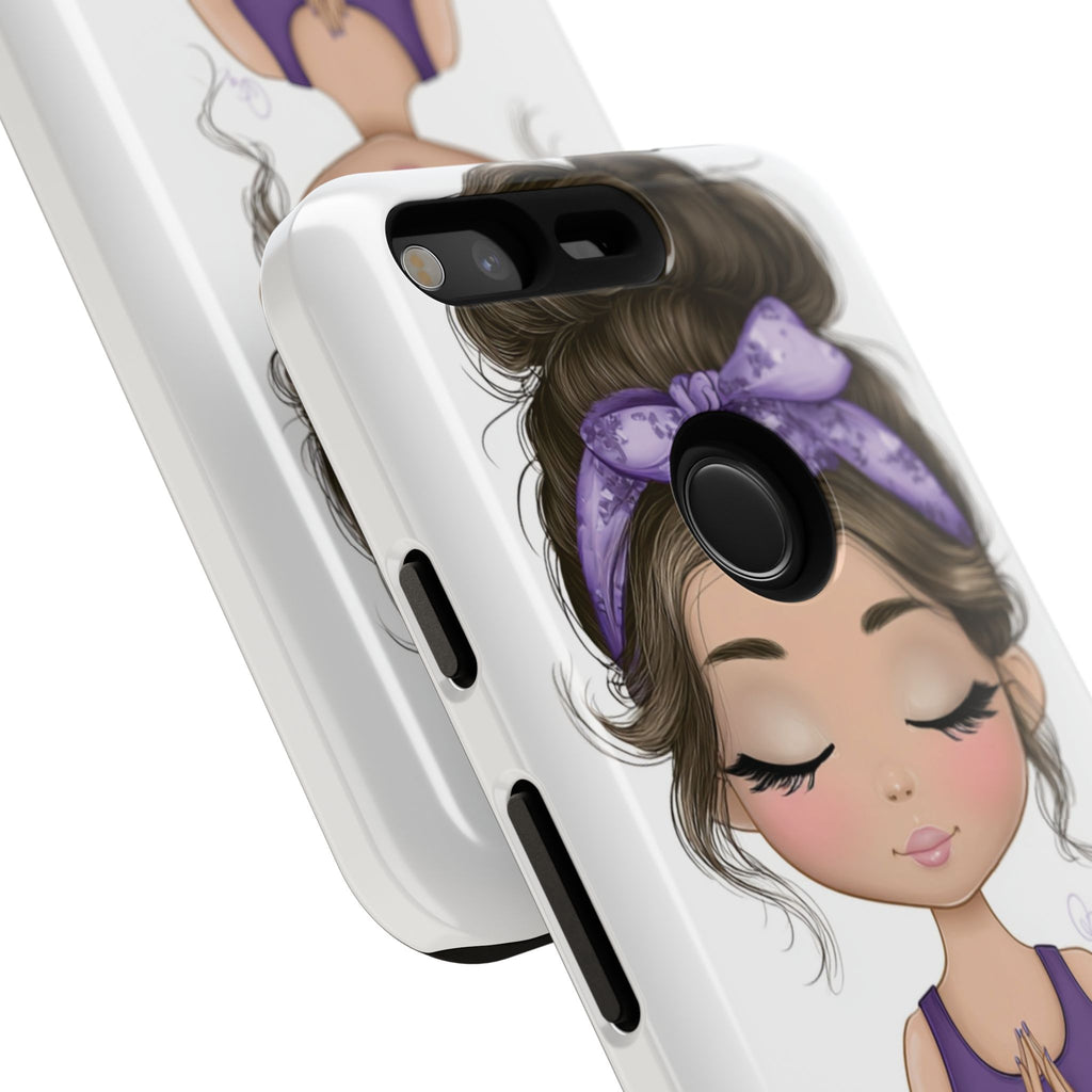 Yoga Phone Case for Mindfulness Gift for Yogis, Meditation Accessory, Zen Vibe