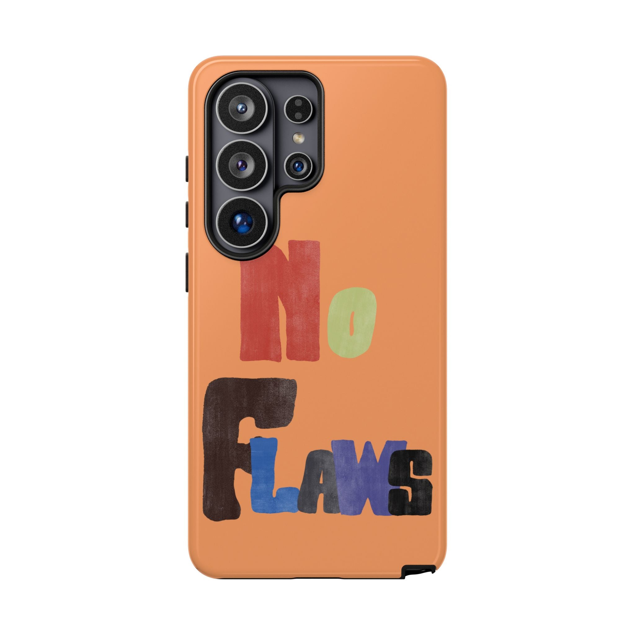 "No Flaws" Retro Hand-Lettered Protective Cover